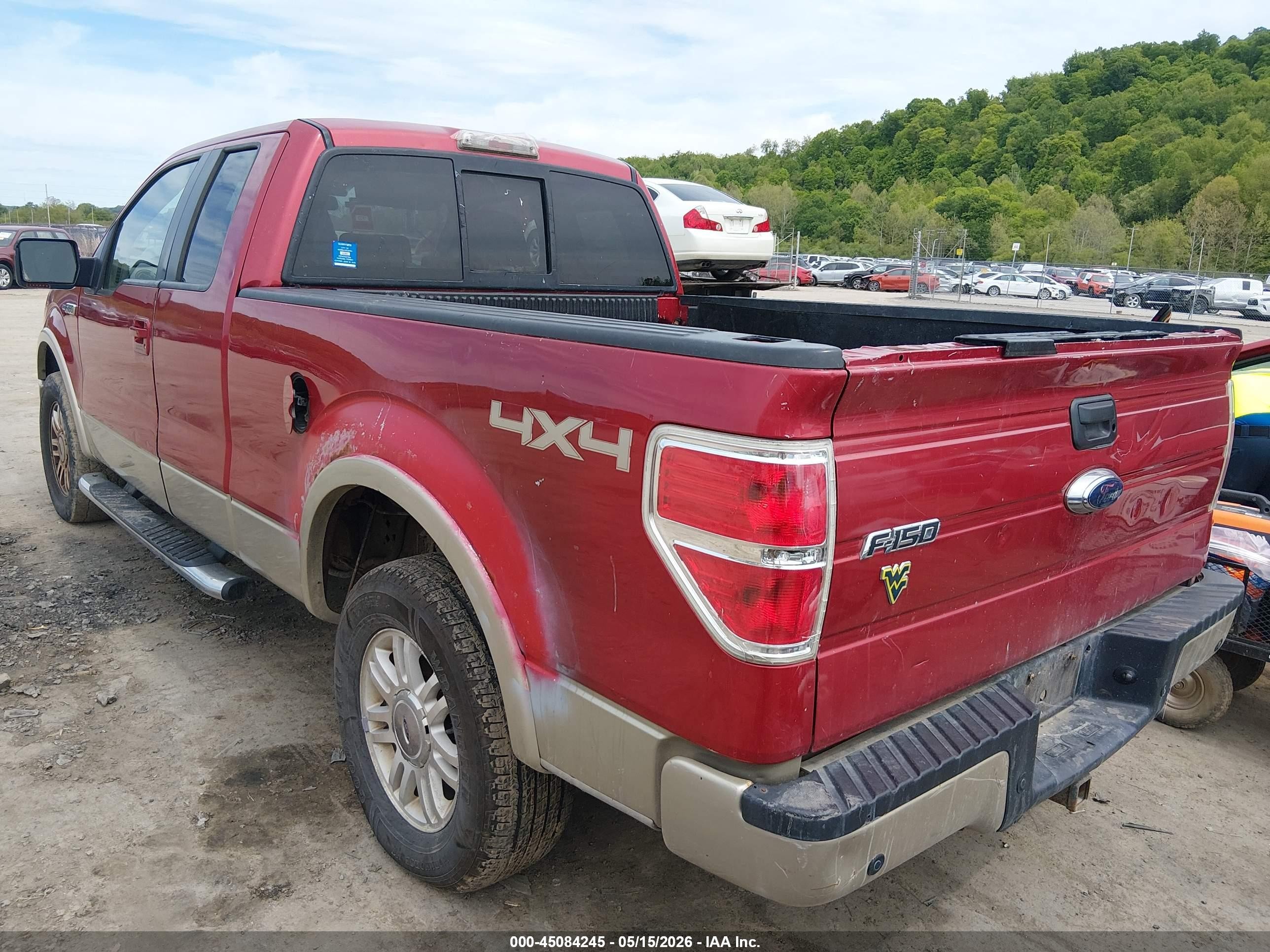 2009 Ford F-150 Fx4/lariat/xl/xlt Красный vin: 1FTPX14V99FA56955