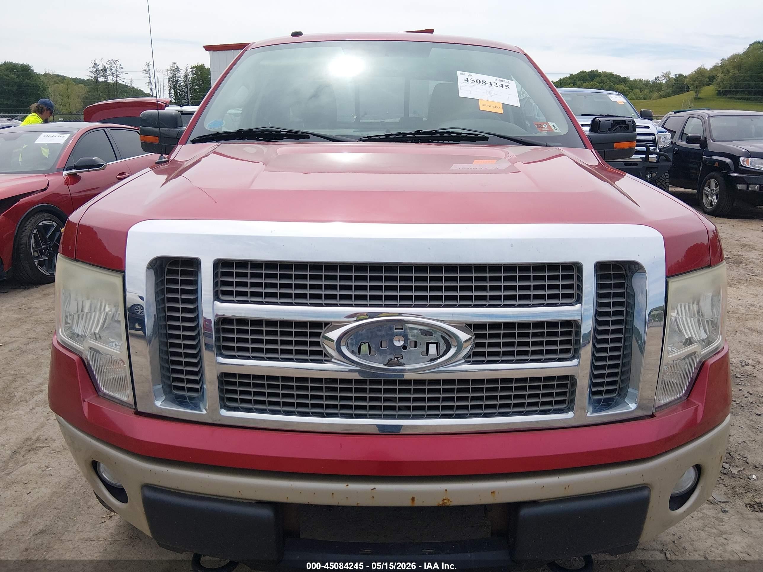 2009 Ford F-150 Fx4/lariat/xl/xlt Красный vin: 1FTPX14V99FA56955