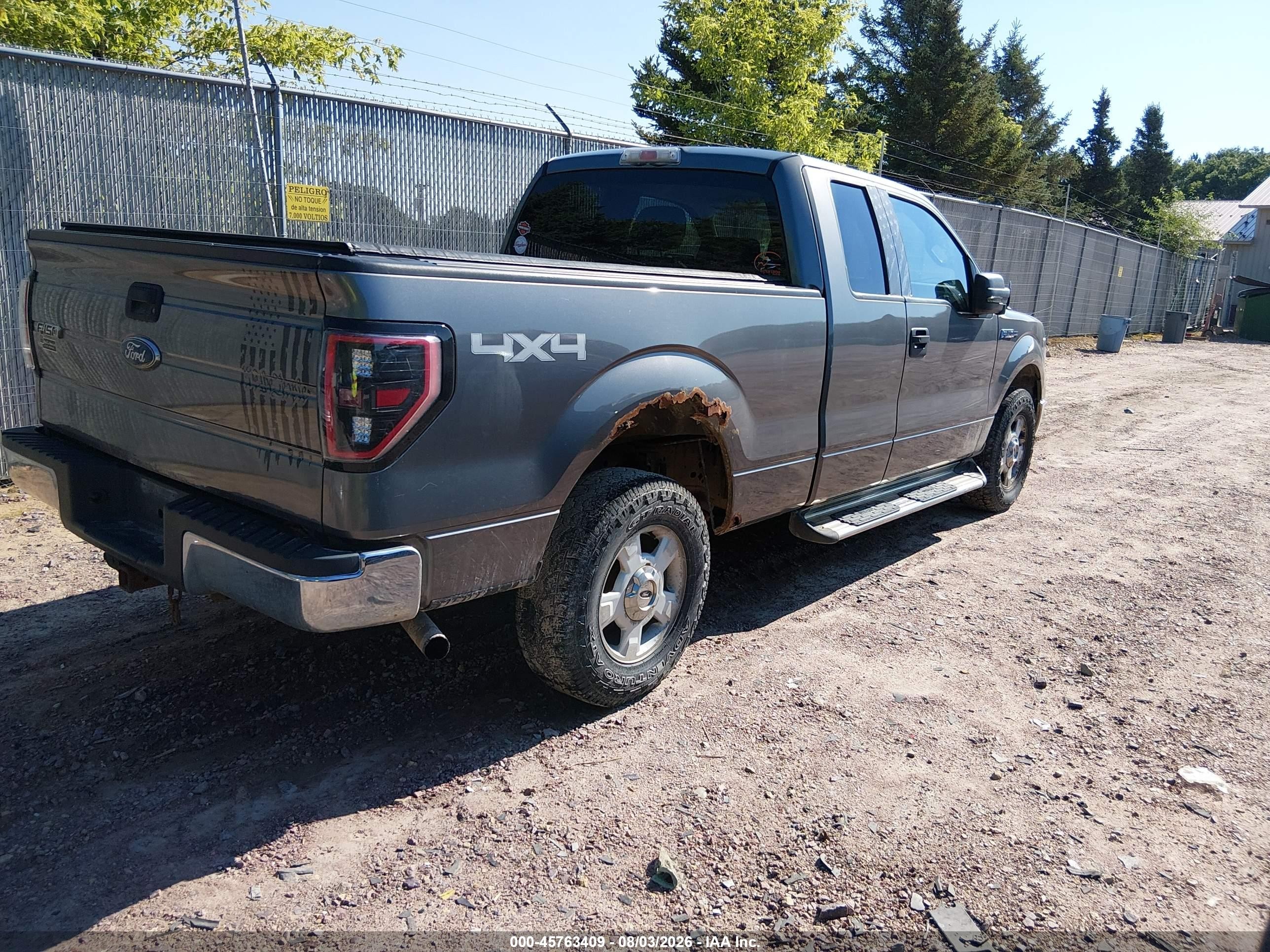 2009 Ford F-150 Fx4/lariat/xl/xlt Gray vin: 1FTPX14V99FA62464