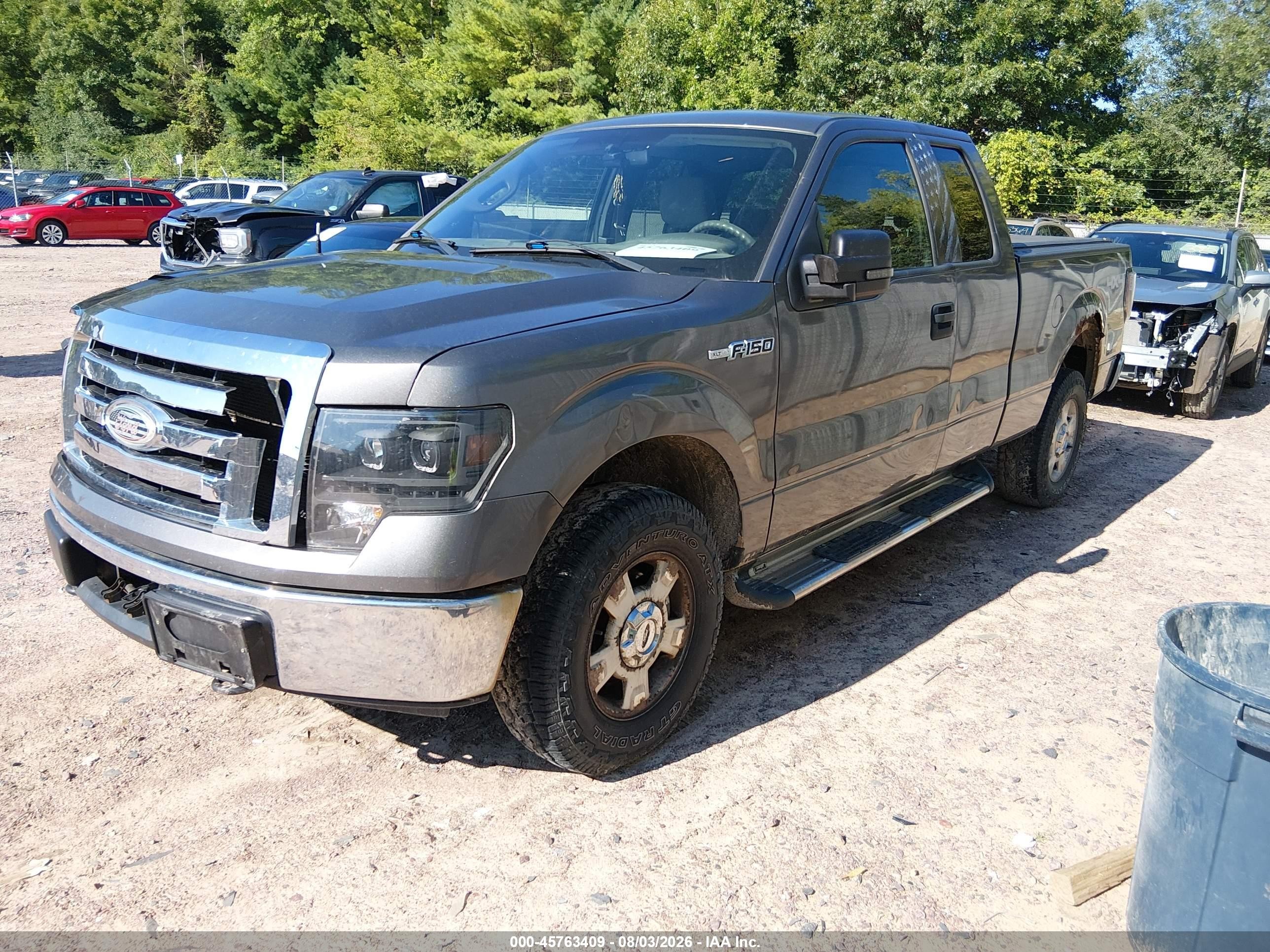 2009 Ford F-150 Fx4/lariat/xl/xlt Gray vin: 1FTPX14V99FA62464