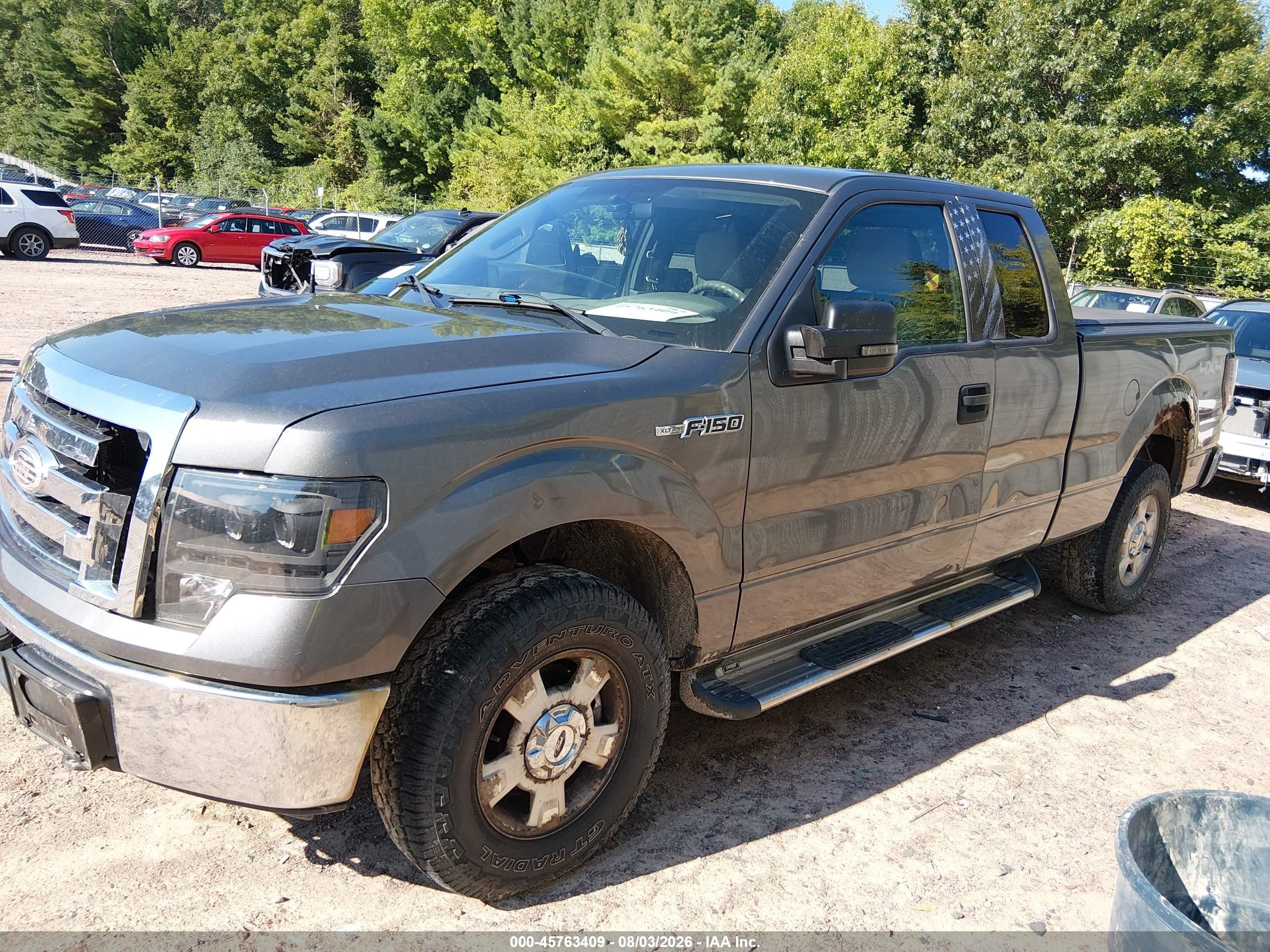 2009 Ford F-150 Fx4/lariat/xl/xlt Gray vin: 1FTPX14V99FA62464