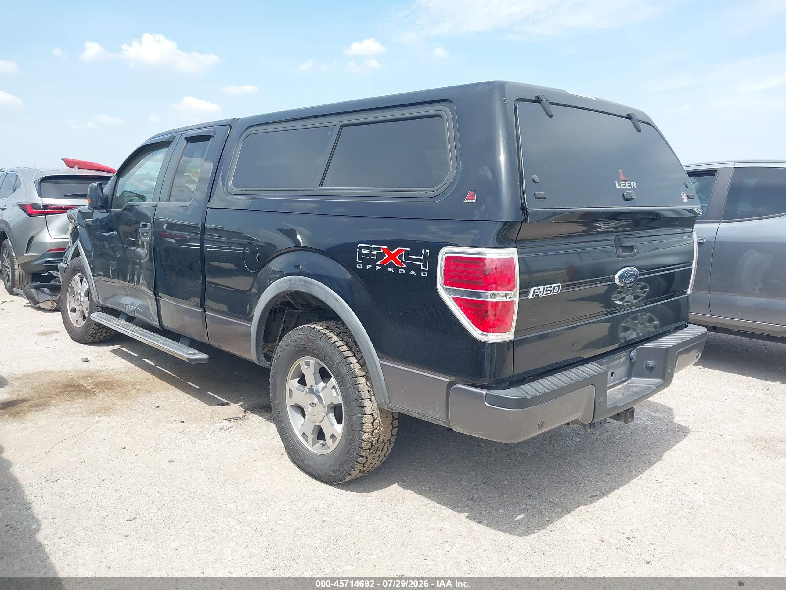 2009 Ford F-150 Fx4/lariat/xl/xlt Black vin: 1FTPX14V99FA93634