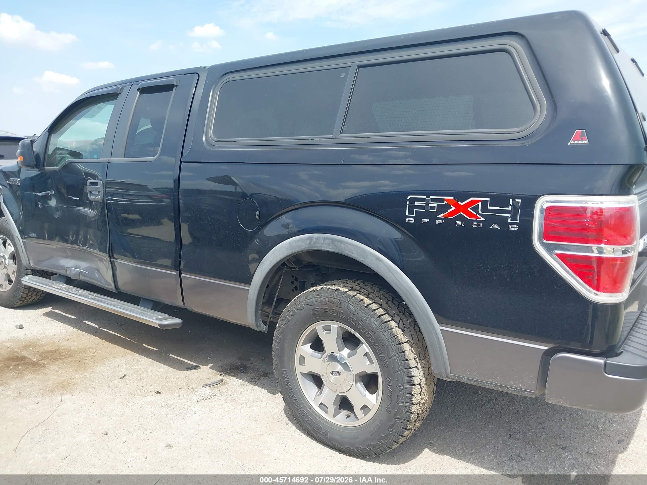 2009 Ford F-150 Fx4/lariat/xl/xlt Black vin: 1FTPX14V99FA93634