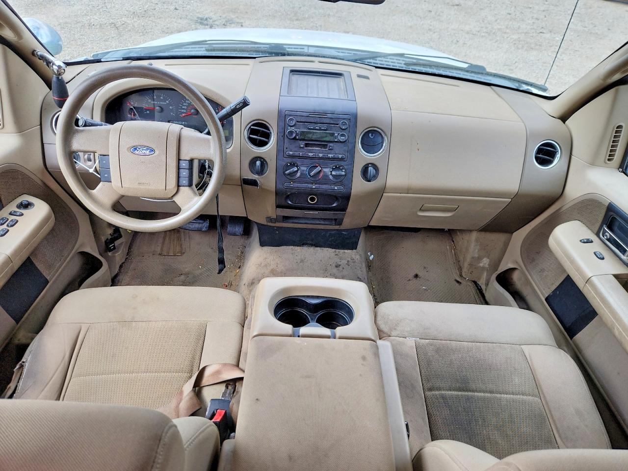 2006 Ford F150 White vin: 1FTPX14VX6NB48884