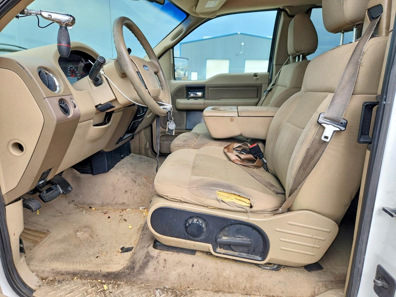 2006 Ford F150 White vin: 1FTPX14VX6NB48884