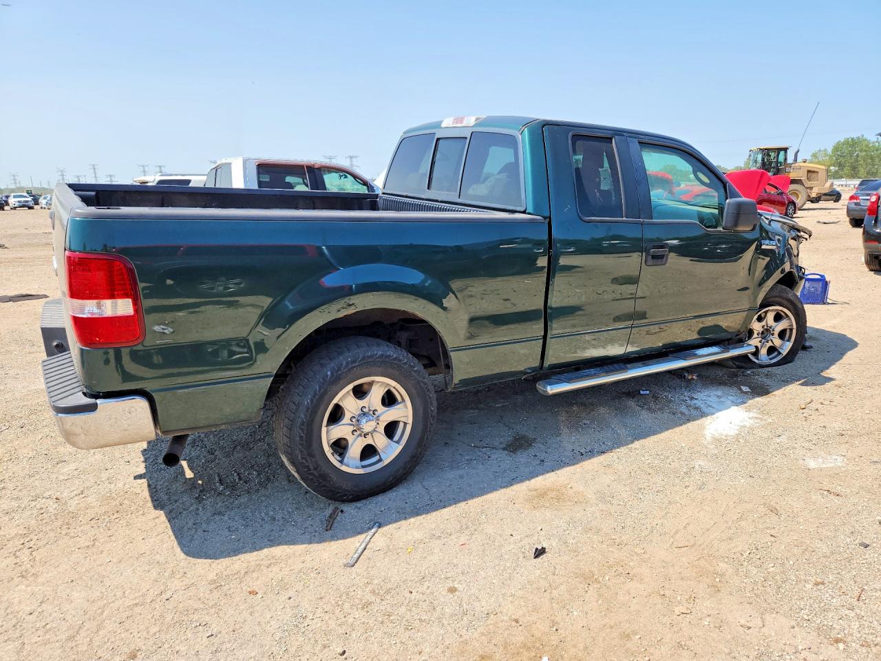 2007 Ford F150 Green vin: 1FTPX14VX7FA21810