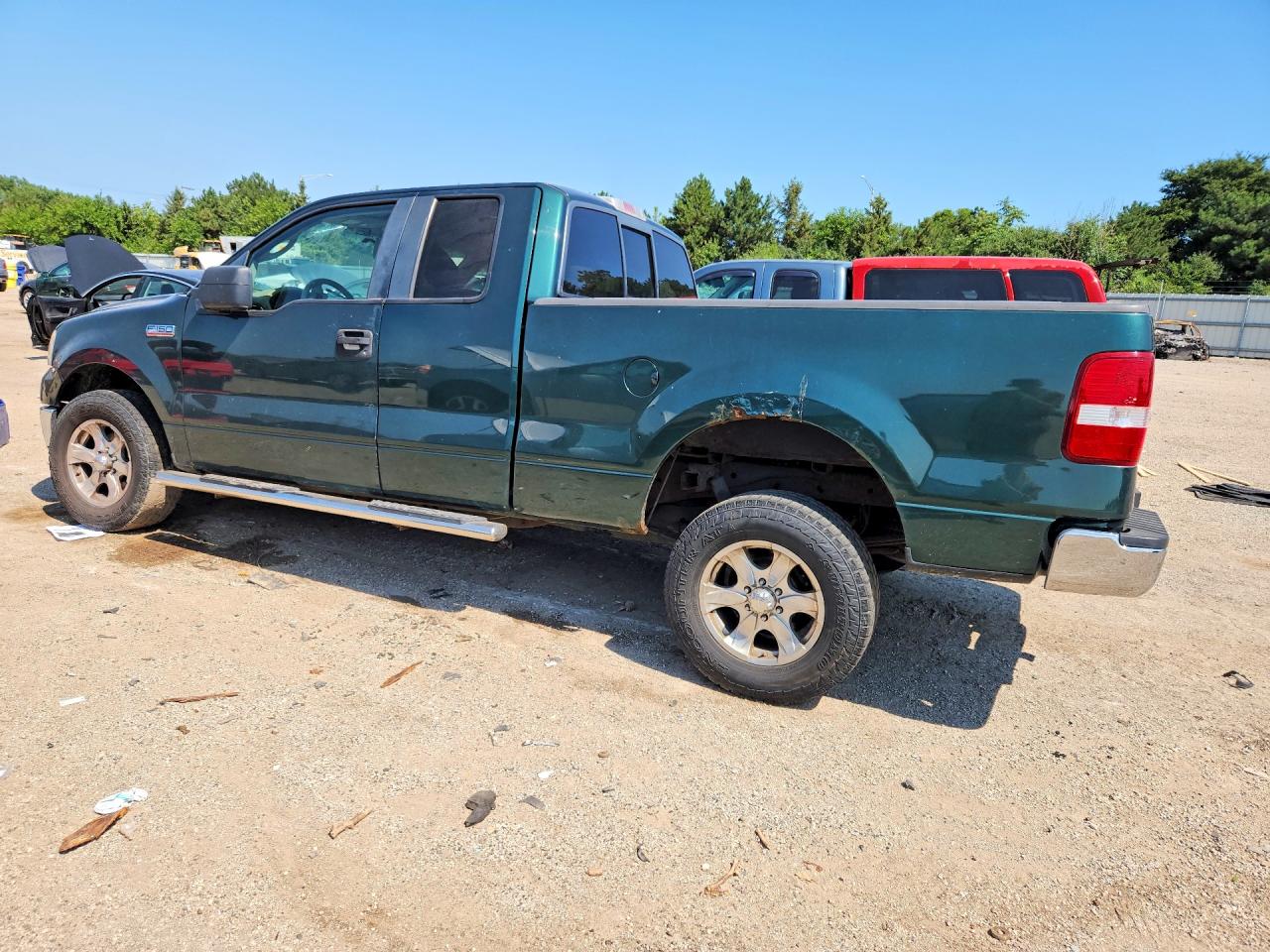 2007 Ford F150 Green vin: 1FTPX14VX7FA21810
