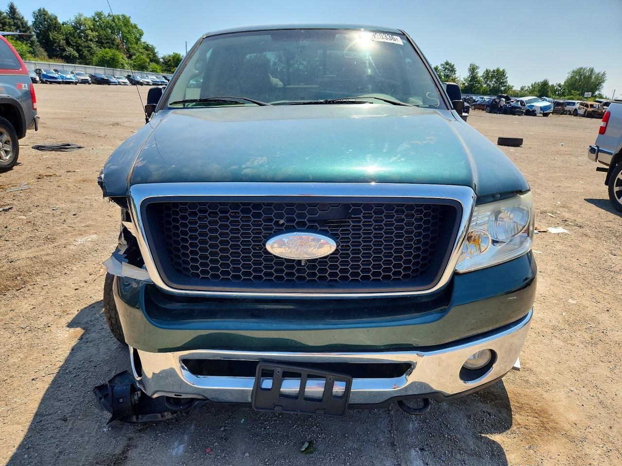 2007 Ford F150 Green vin: 1FTPX14VX7FA21810