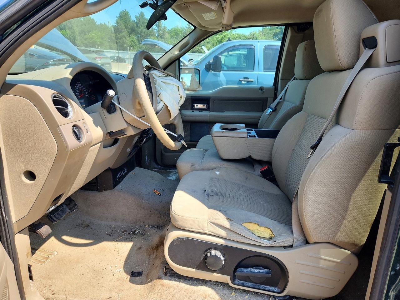 2007 Ford F150 Green vin: 1FTPX14VX7FA21810