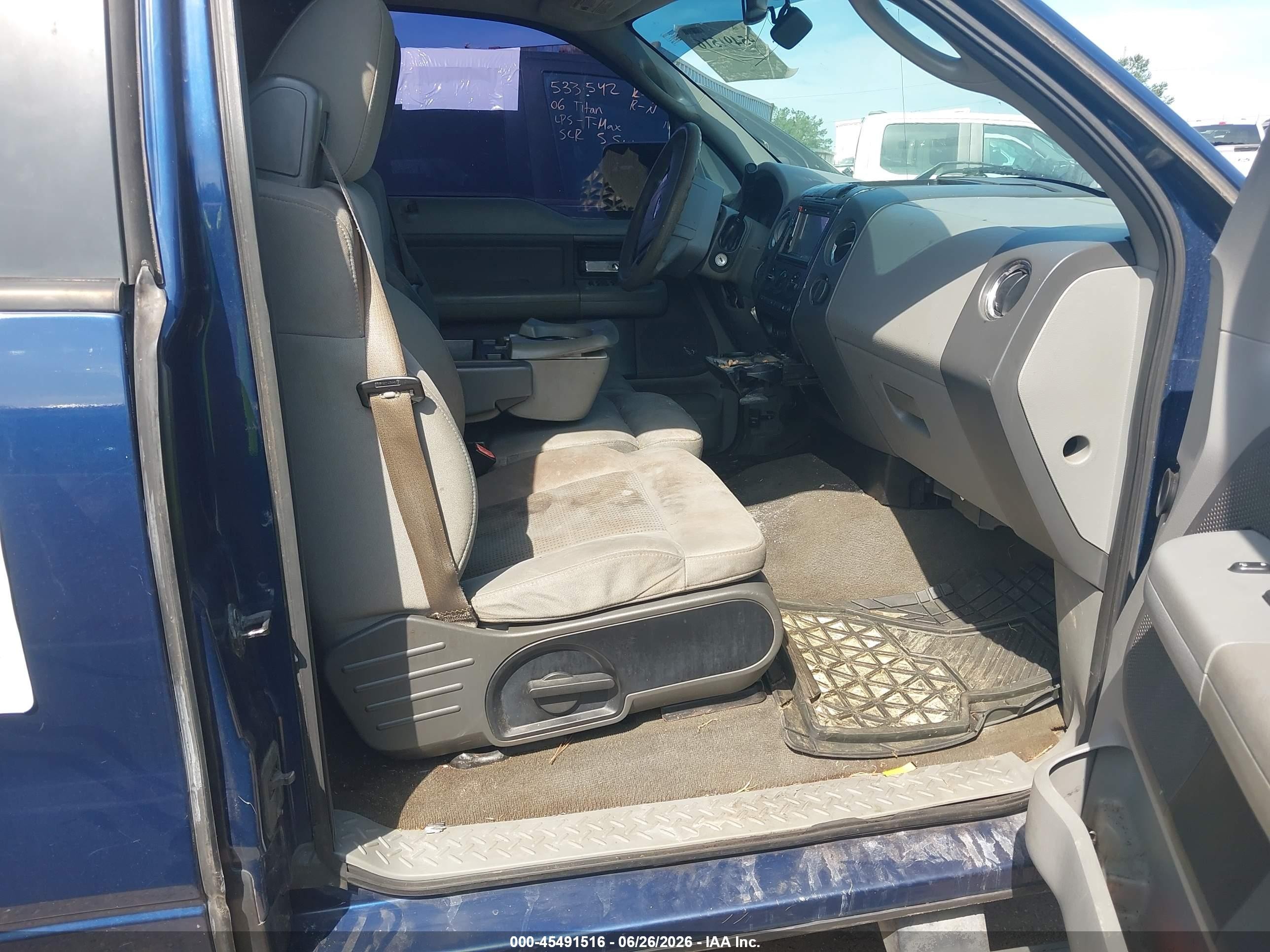 2007 Ford F-150 Fx4/lariat/xl/xlt Blue vin: 1FTPX14VX7FA27154