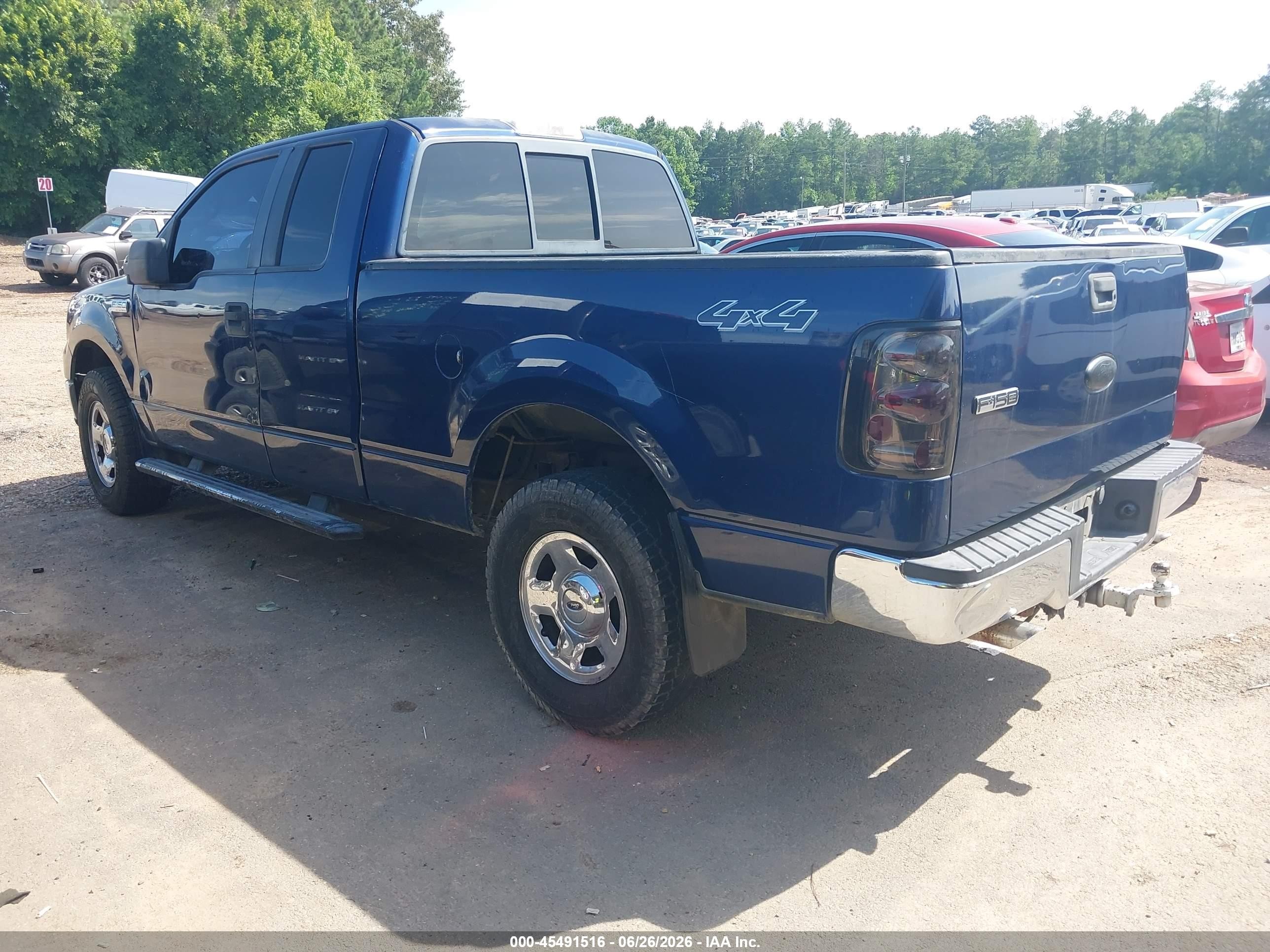 2007 Ford F-150 Fx4/lariat/xl/xlt Blue vin: 1FTPX14VX7FA27154
