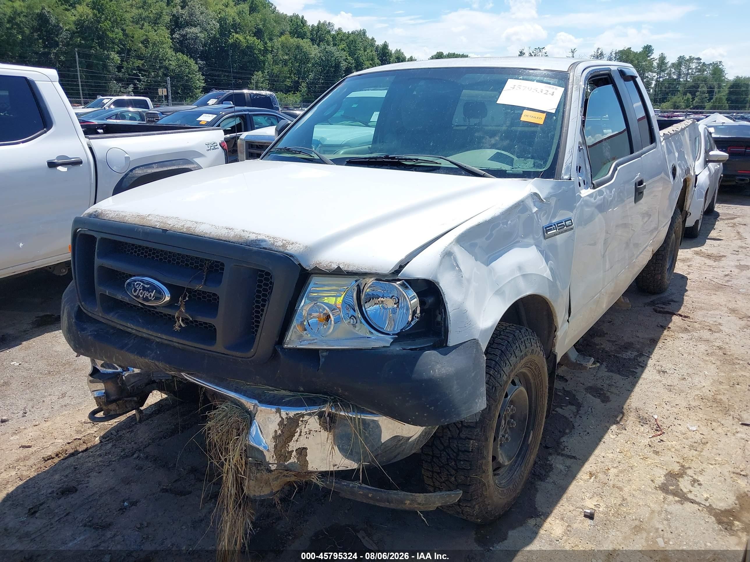 2007 Ford F-150 Fx4/lariat/xl/xlt White vin: 1FTPX14VX7FA39689