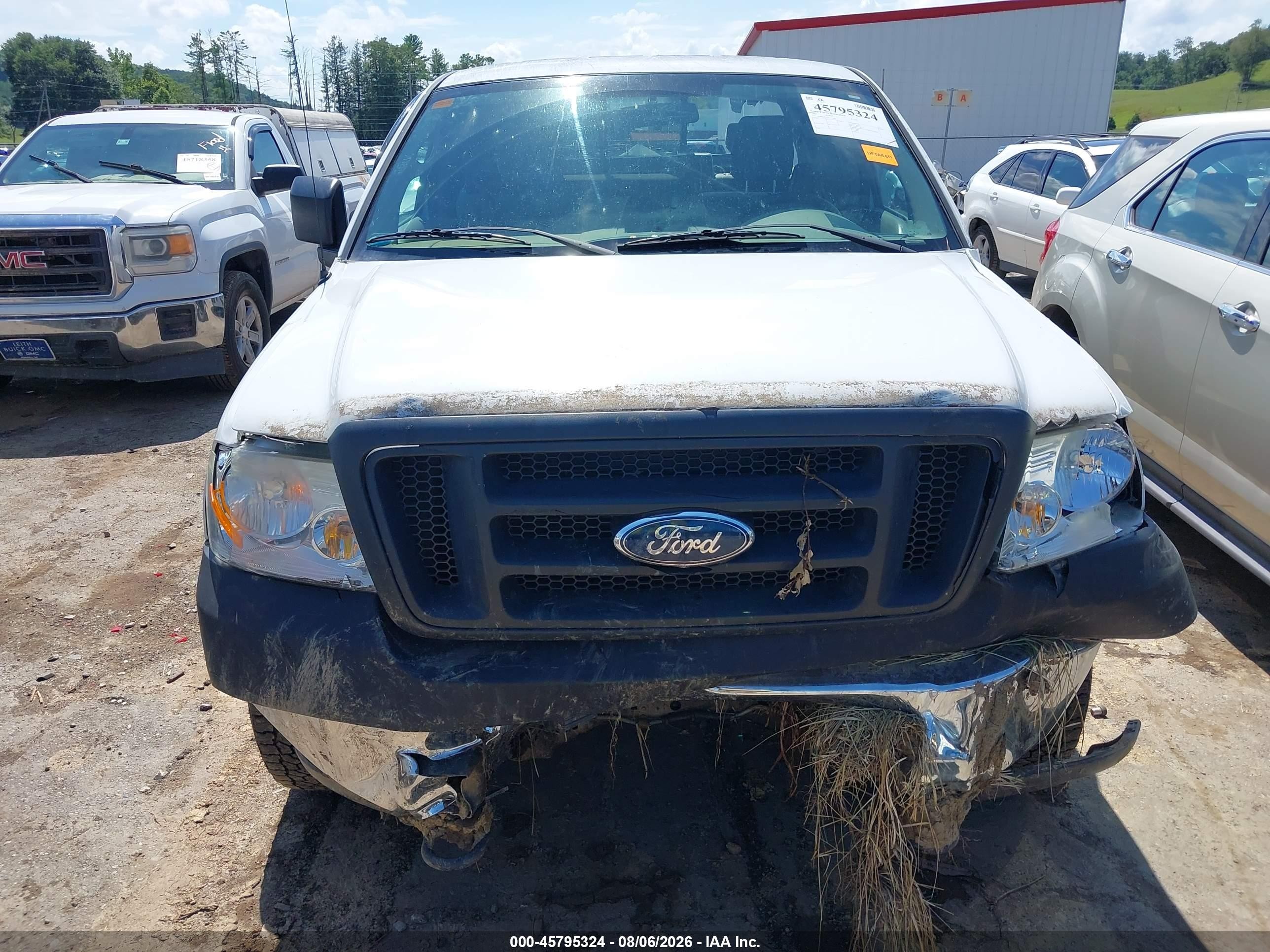 2007 Ford F-150 Fx4/lariat/xl/xlt White vin: 1FTPX14VX7FA39689
