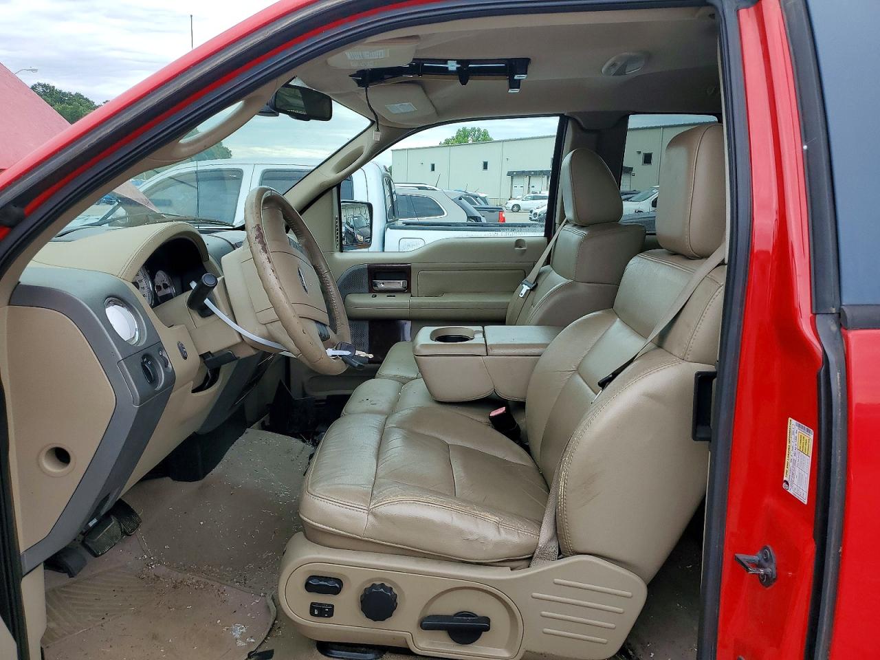 2007 Ford F150 Red vin: 1FTPX14VX7FA53835