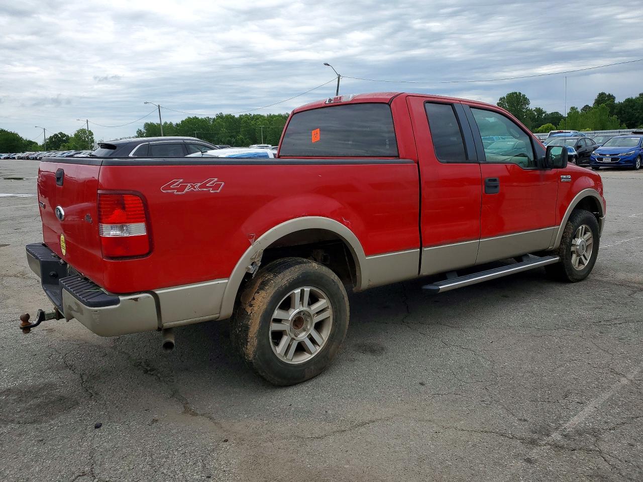 2007 Ford F150 Red vin: 1FTPX14VX7FA53835
