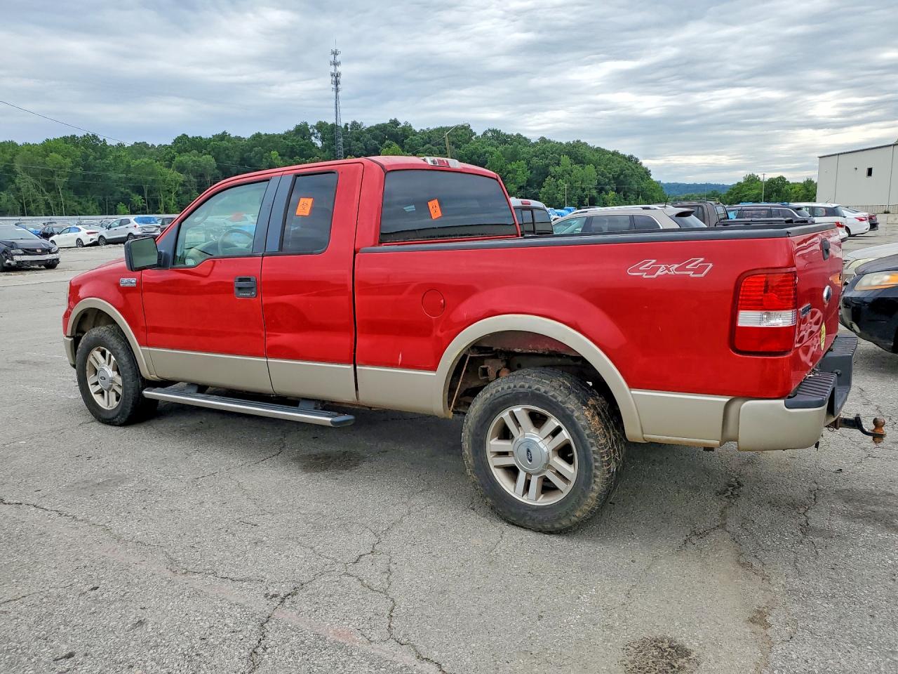 2007 Ford F150 Red vin: 1FTPX14VX7FA53835