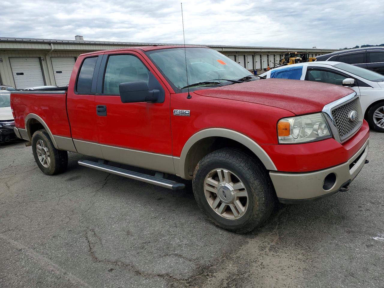 2007 Ford F150 Red vin: 1FTPX14VX7FA53835