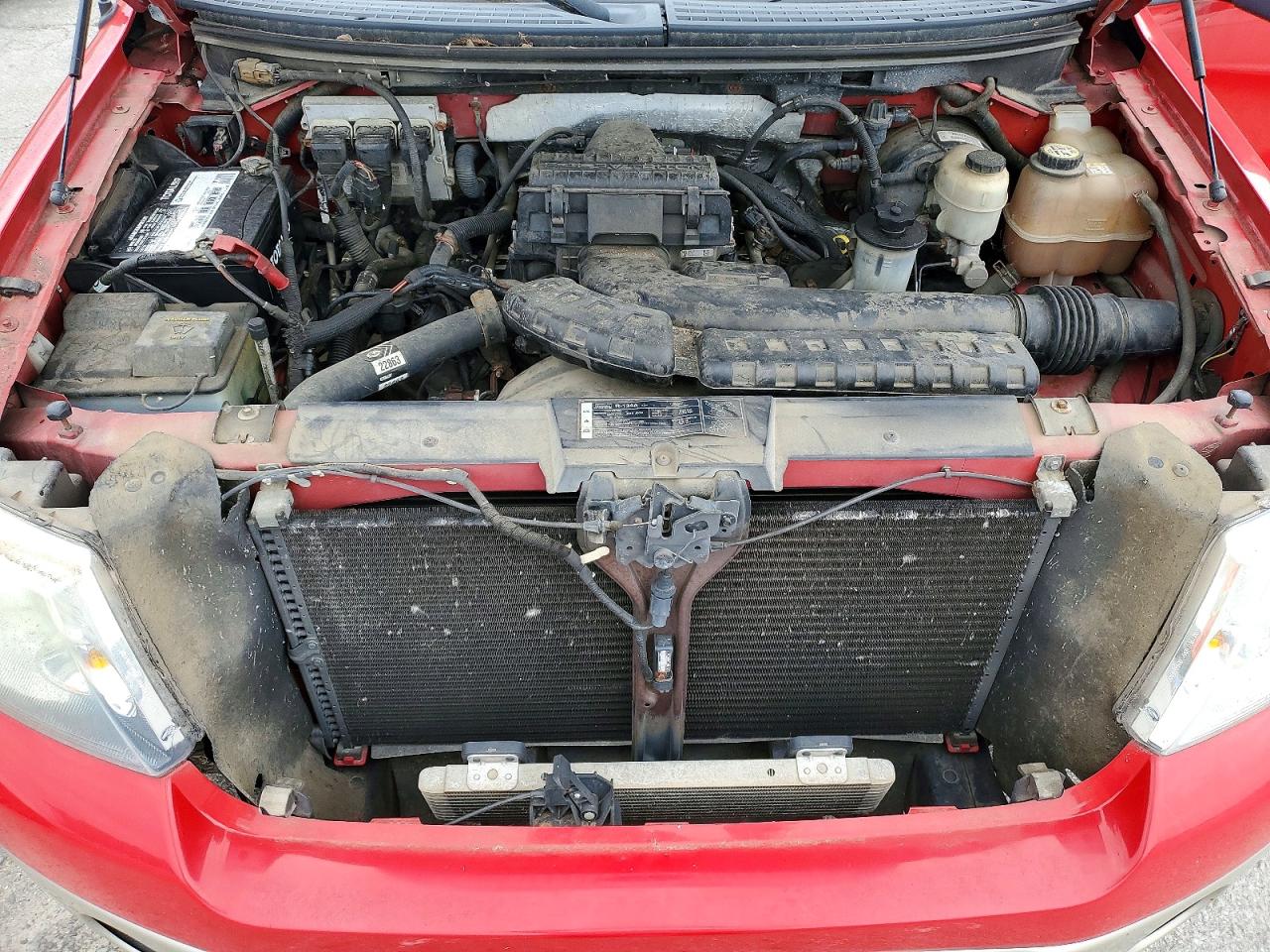 2007 Ford F150 Red vin: 1FTPX14VX7FA53835