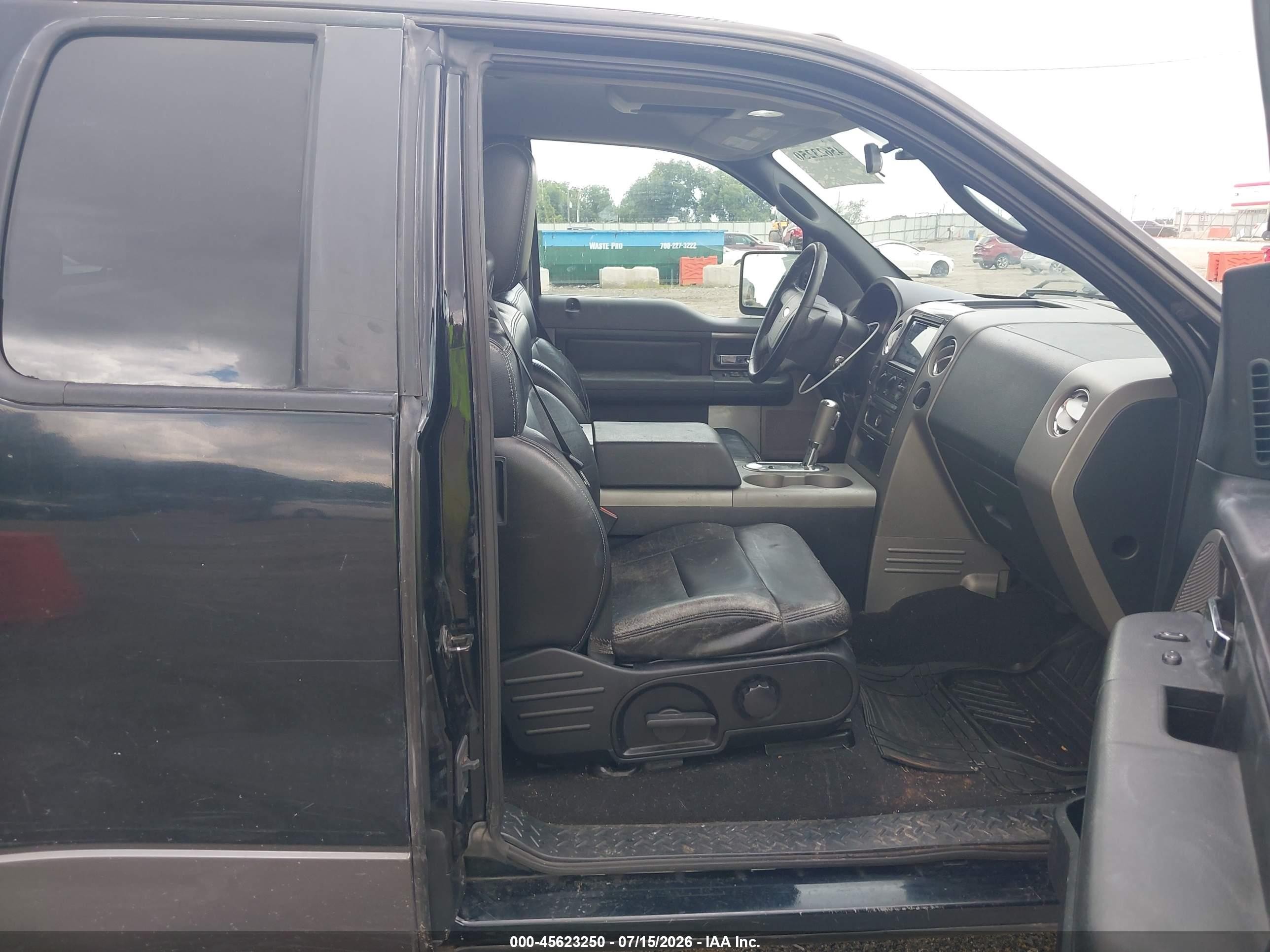 2007 Ford F-150 Fx4/lariat/xl/xlt Black vin: 1FTPX14VX7FA84924