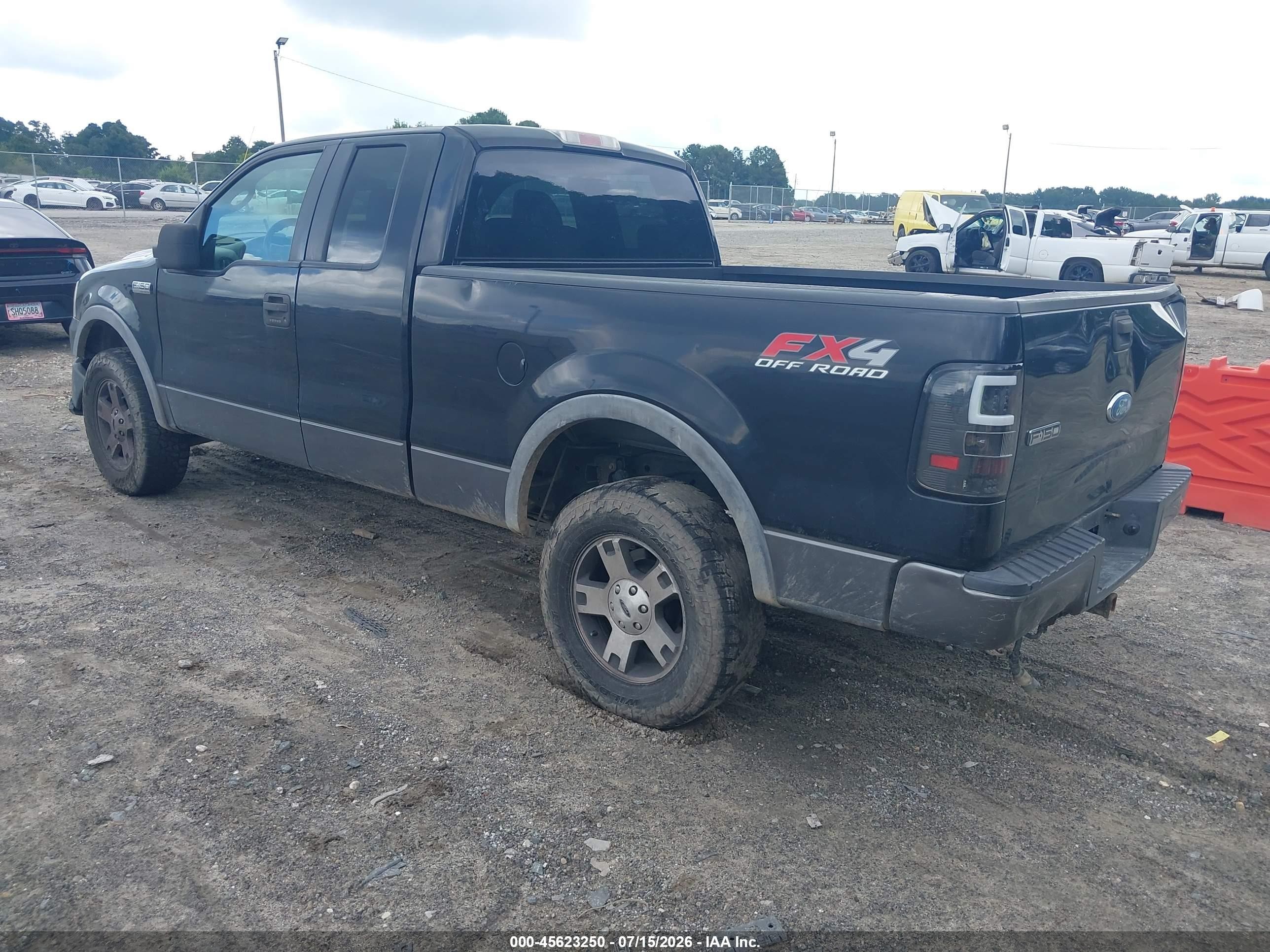 2007 Ford F-150 Fx4/lariat/xl/xlt Black vin: 1FTPX14VX7FA84924
