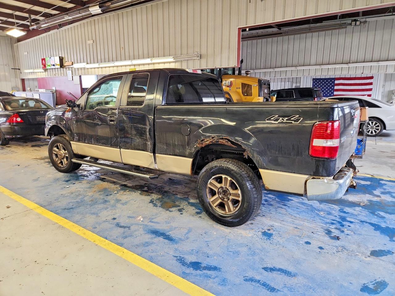 2007 Ford F150 Black vin: 1FTPX14VX7FA88679