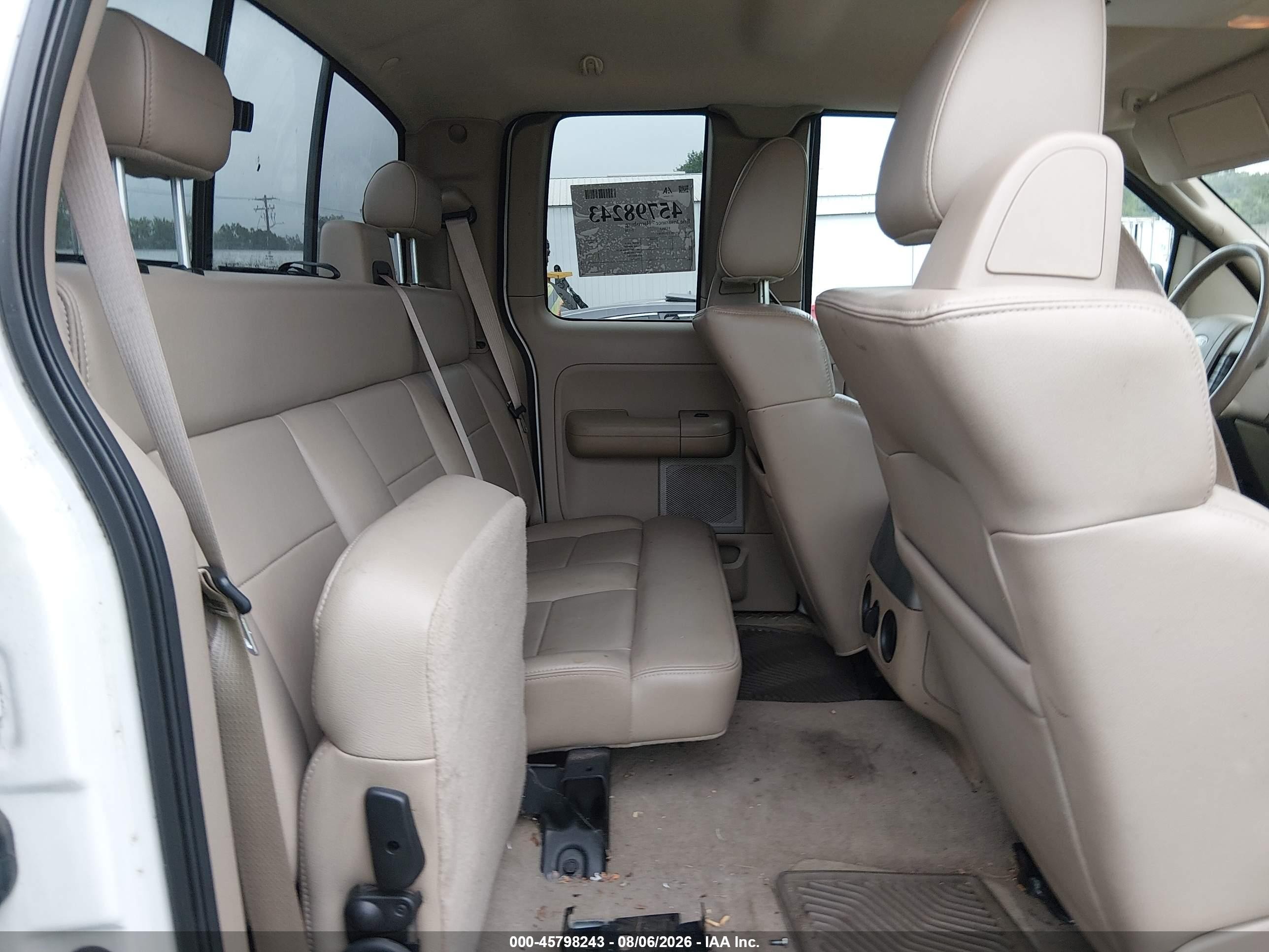2007 Ford F-150 Fx4/lariat/xl/xlt White vin: 1FTPX14VX7FA91341