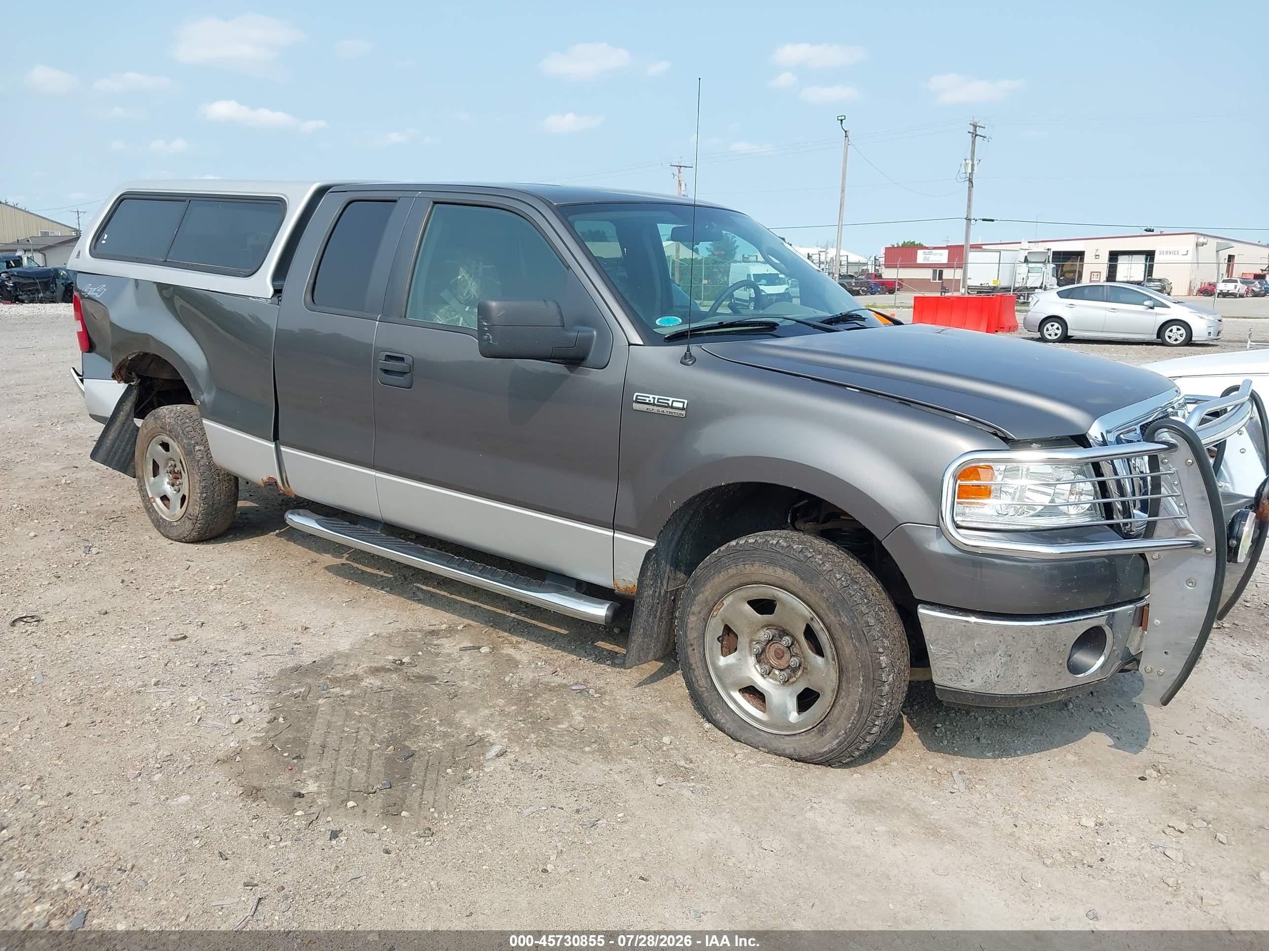 2007 Ford F-150 Fx4/lariat/xl/xlt Gray vin: 1FTPX14VX7FB02693