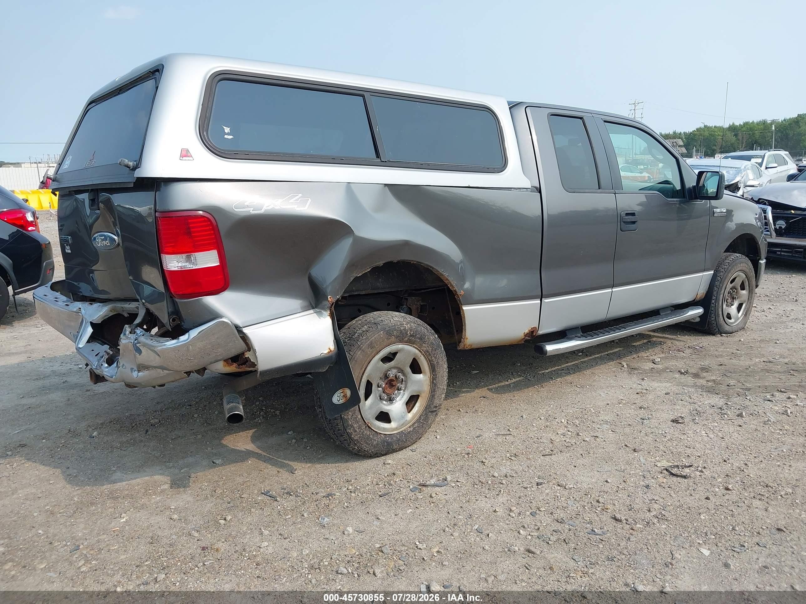 2007 Ford F-150 Fx4/lariat/xl/xlt Gray vin: 1FTPX14VX7FB02693