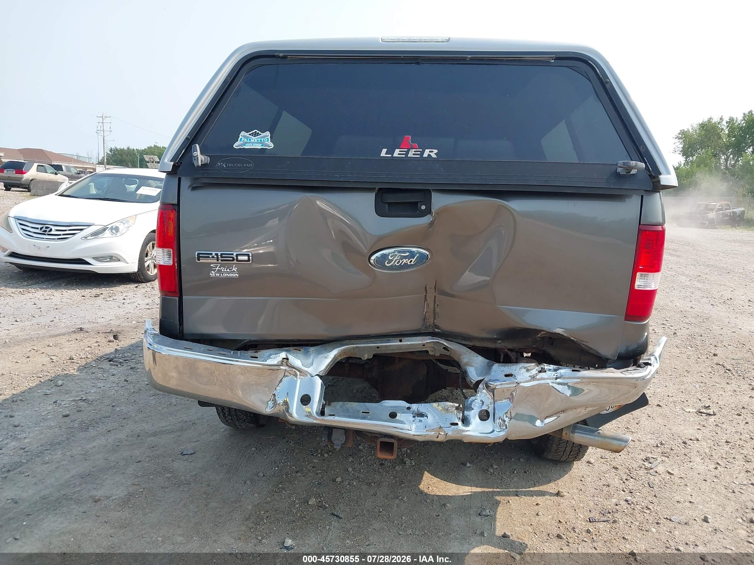 2007 Ford F-150 Fx4/lariat/xl/xlt Gray vin: 1FTPX14VX7FB02693