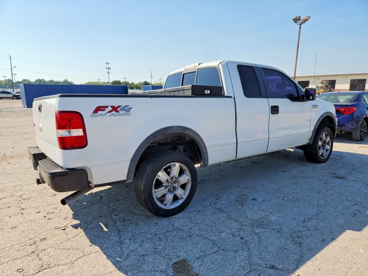 2007 Ford F150 White vin: 1FTPX14VX7FB03293