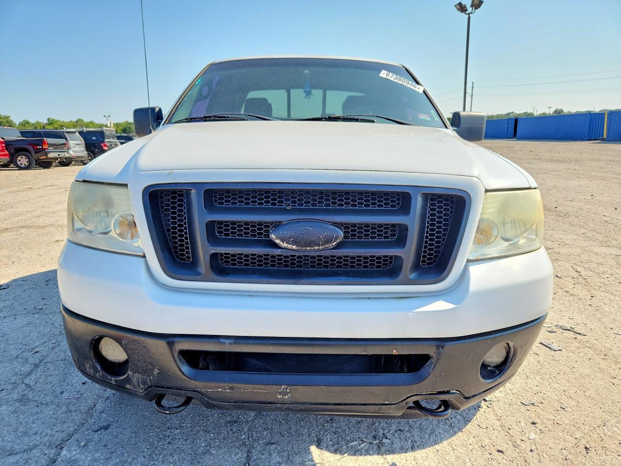 2007 Ford F150 White vin: 1FTPX14VX7FB03293