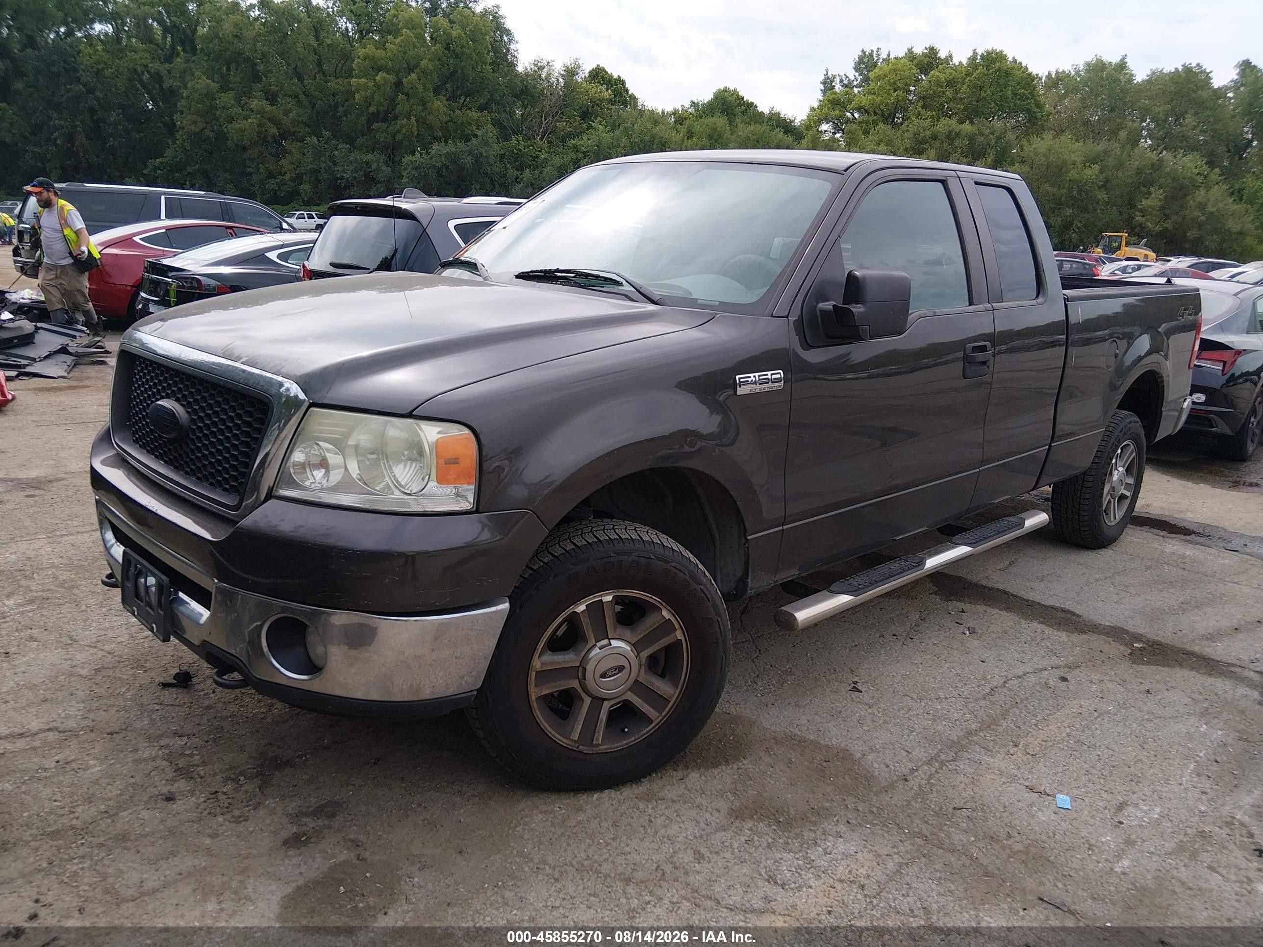2007 Ford F-150 Fx4/lariat/xl/xlt Brown vin: 1FTPX14VX7KA57083