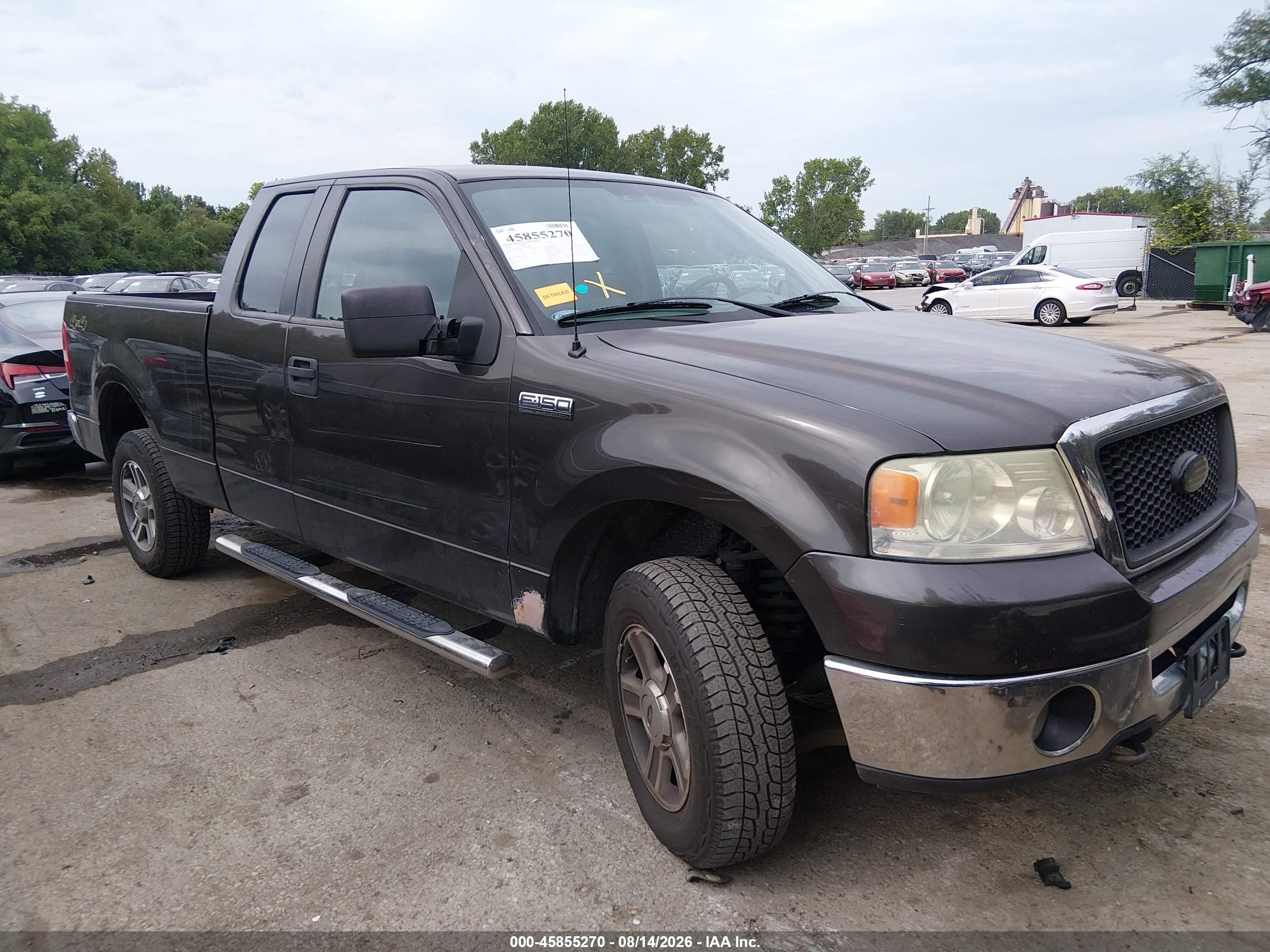 2007 Ford F-150 Fx4/lariat/xl/xlt Brown vin: 1FTPX14VX7KA57083