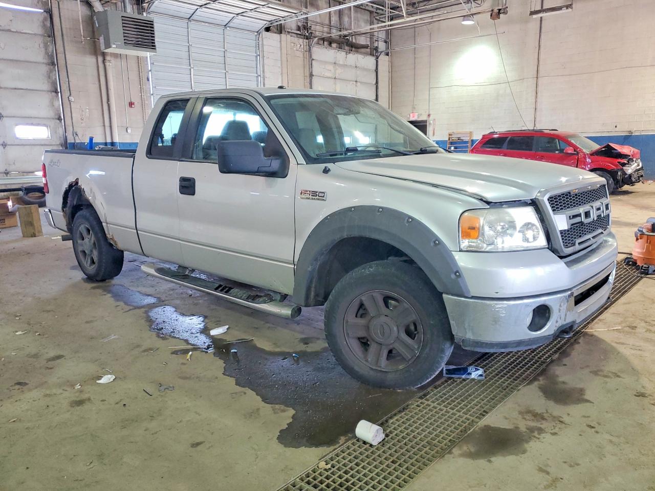 2008 Ford F150 Silver vin: 1FTPX14VX8FA01865