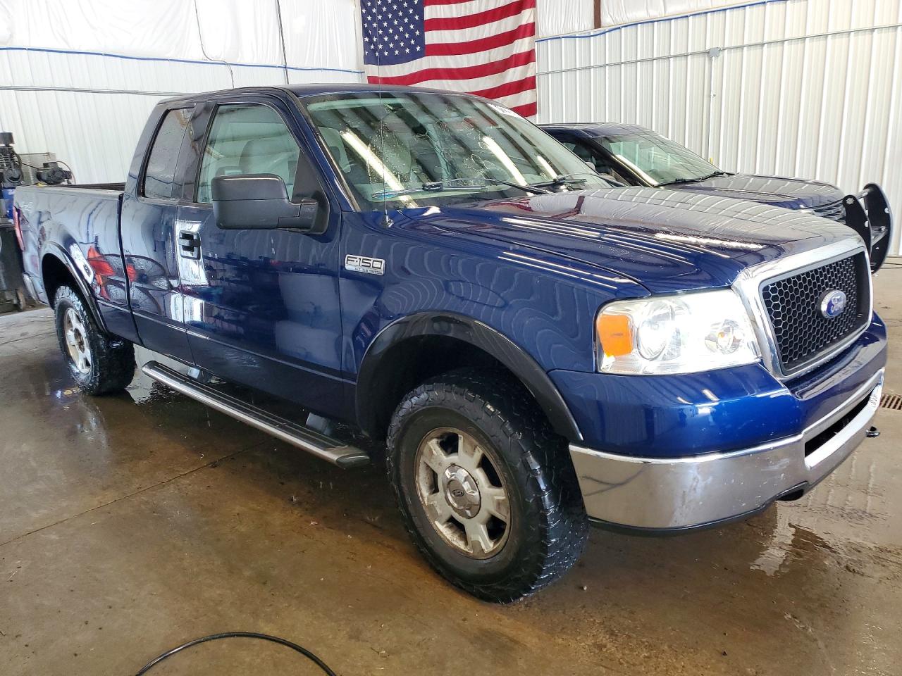 2008 Ford F150 Blue vin: 1FTPX14VX8FA78834