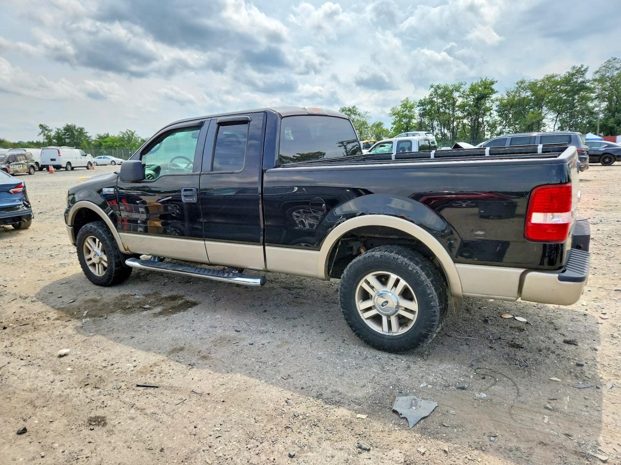 2008 Ford F150 Black vin: 1FTPX14VX8FB40183