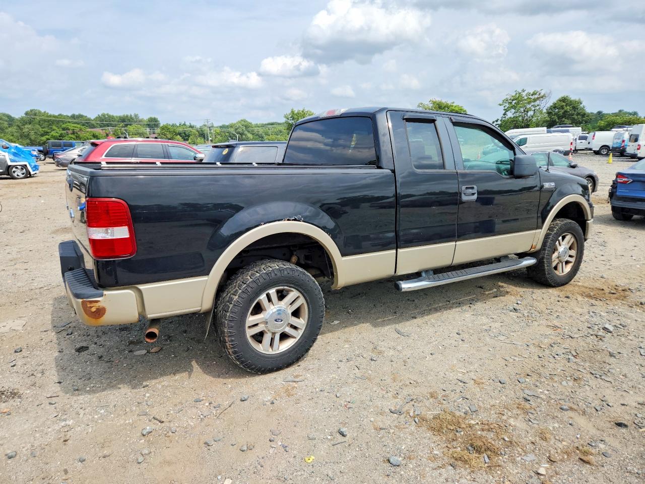 2008 Ford F150 Black vin: 1FTPX14VX8FB40183