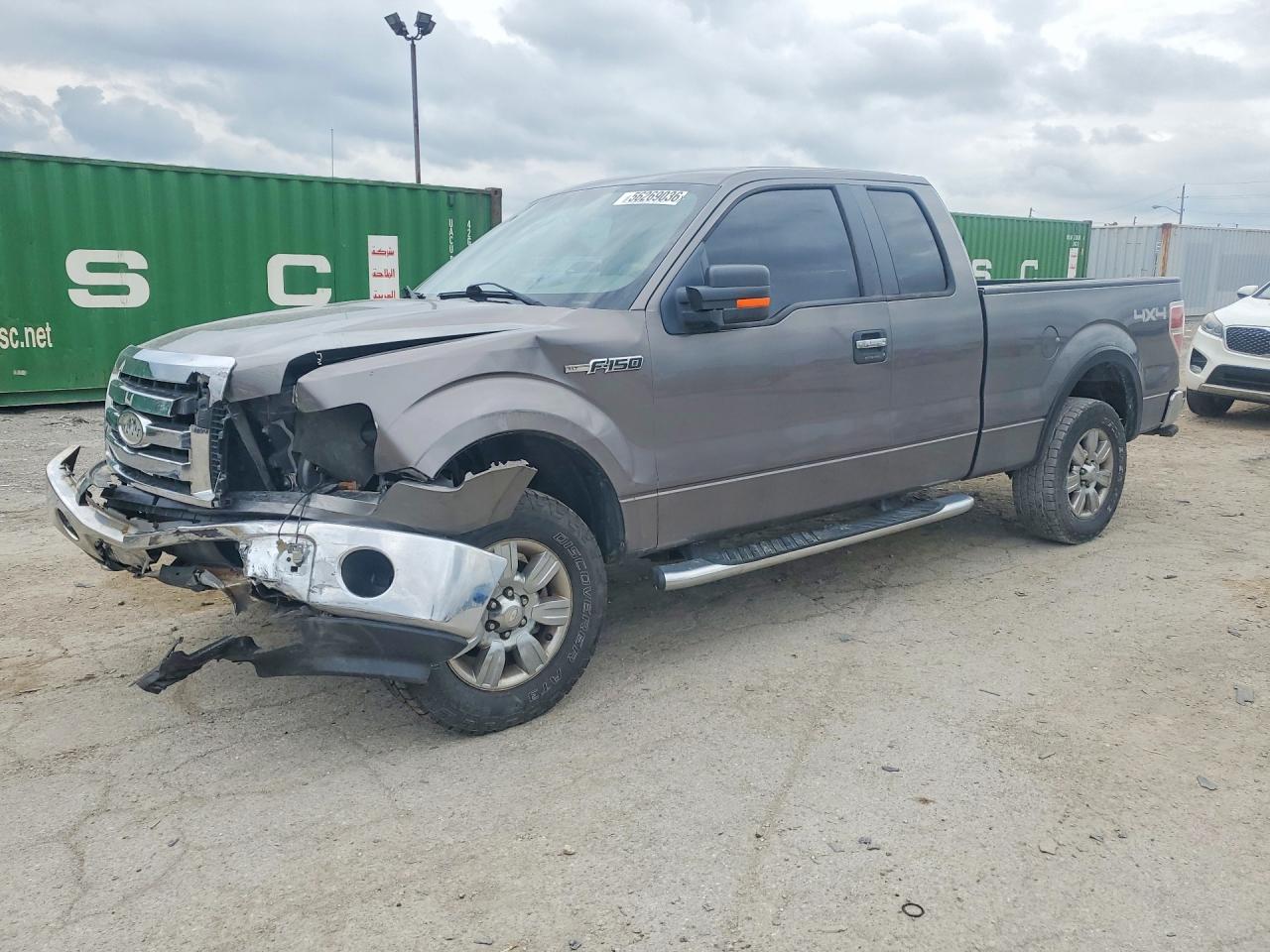 2009 Ford F150 Super Cab Gray vin: 1FTPX14VX9FA19168