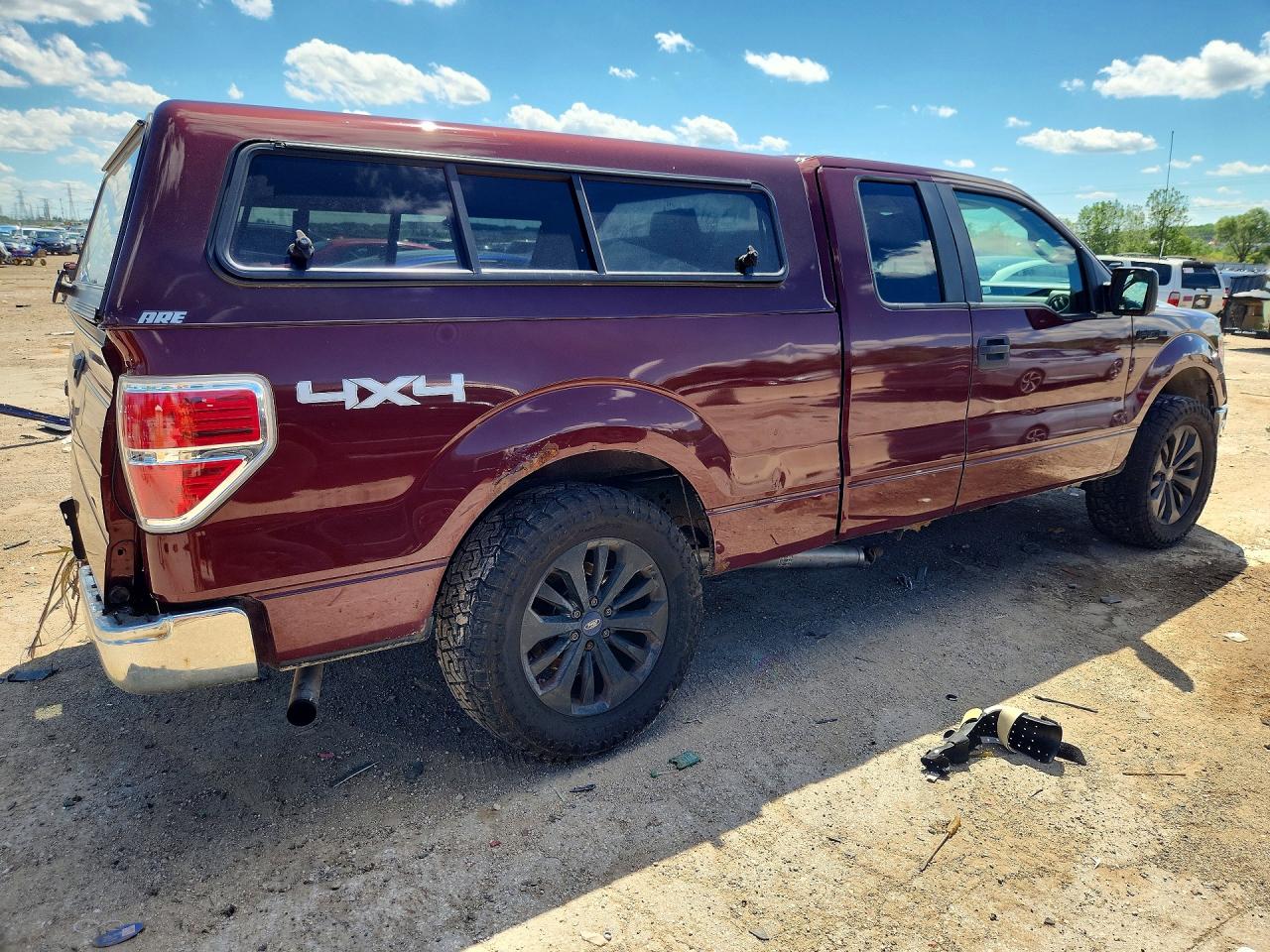 2009 Ford F150 Super Cab Burgundy vin: 1FTPX14VX9FA70315