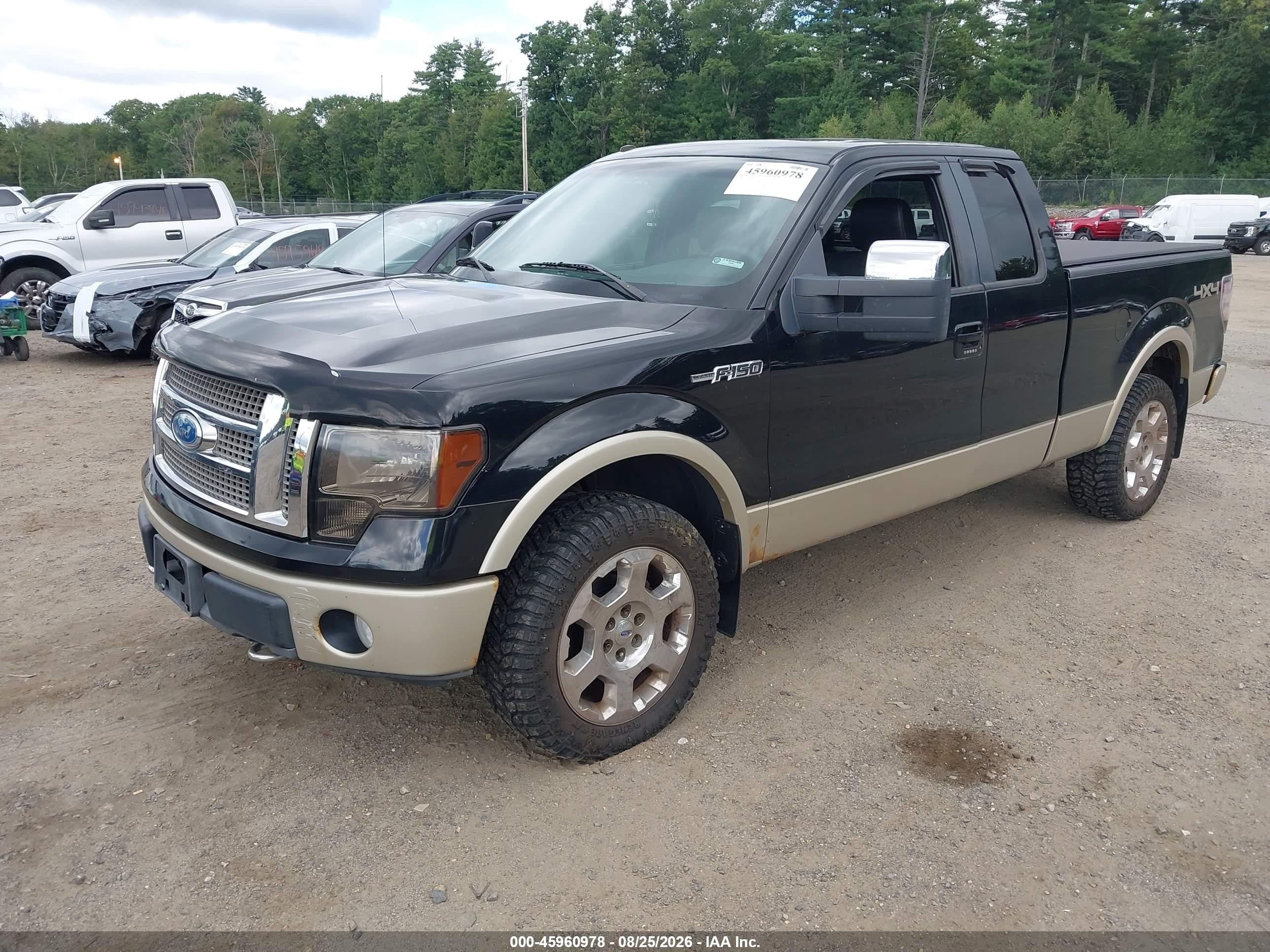 2009 Ford F-150 Fx4/lariat/xl/xlt Black vin: 1FTPX14VX9FB10473