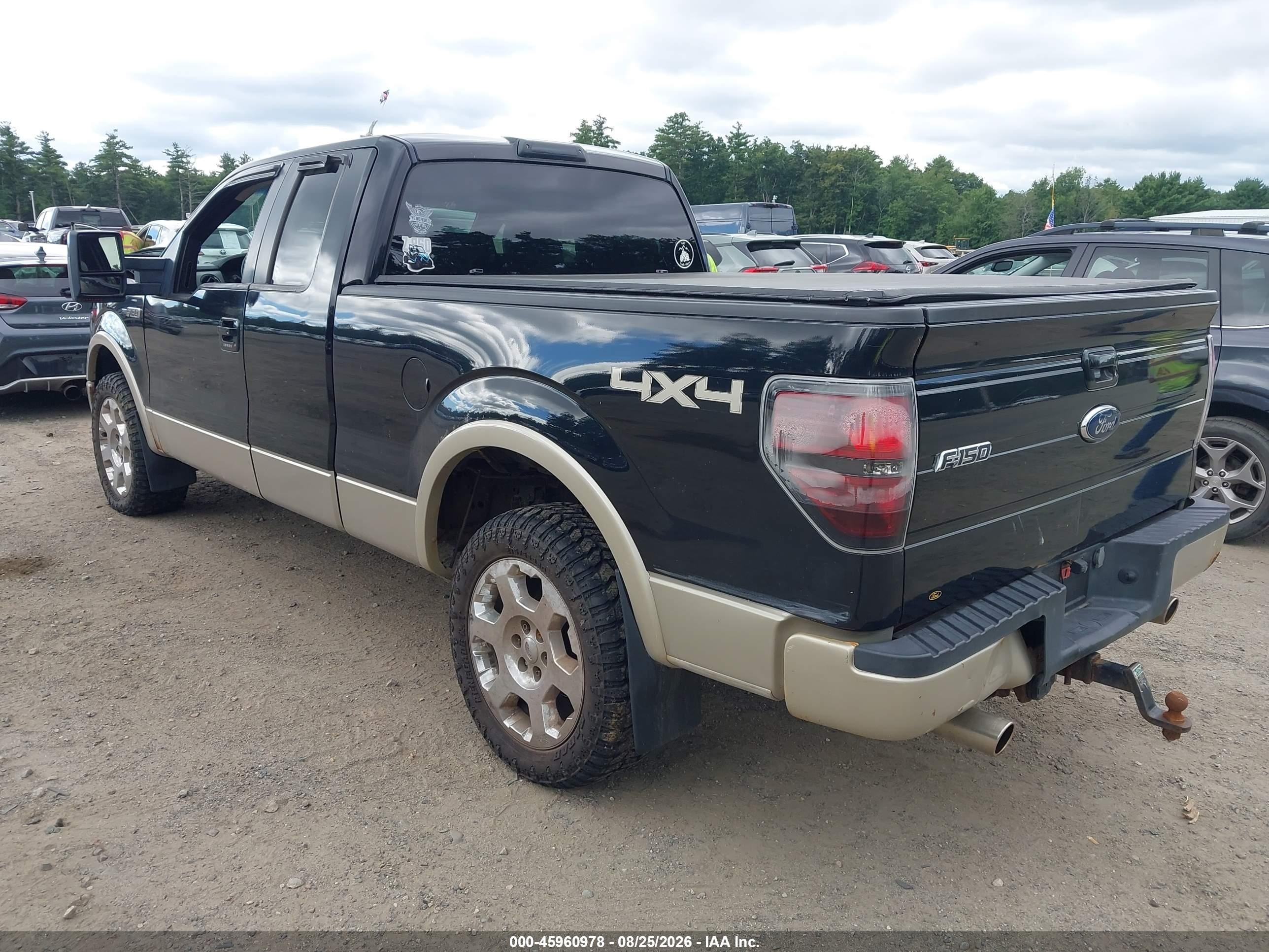 2009 Ford F-150 Fx4/lariat/xl/xlt Black vin: 1FTPX14VX9FB10473