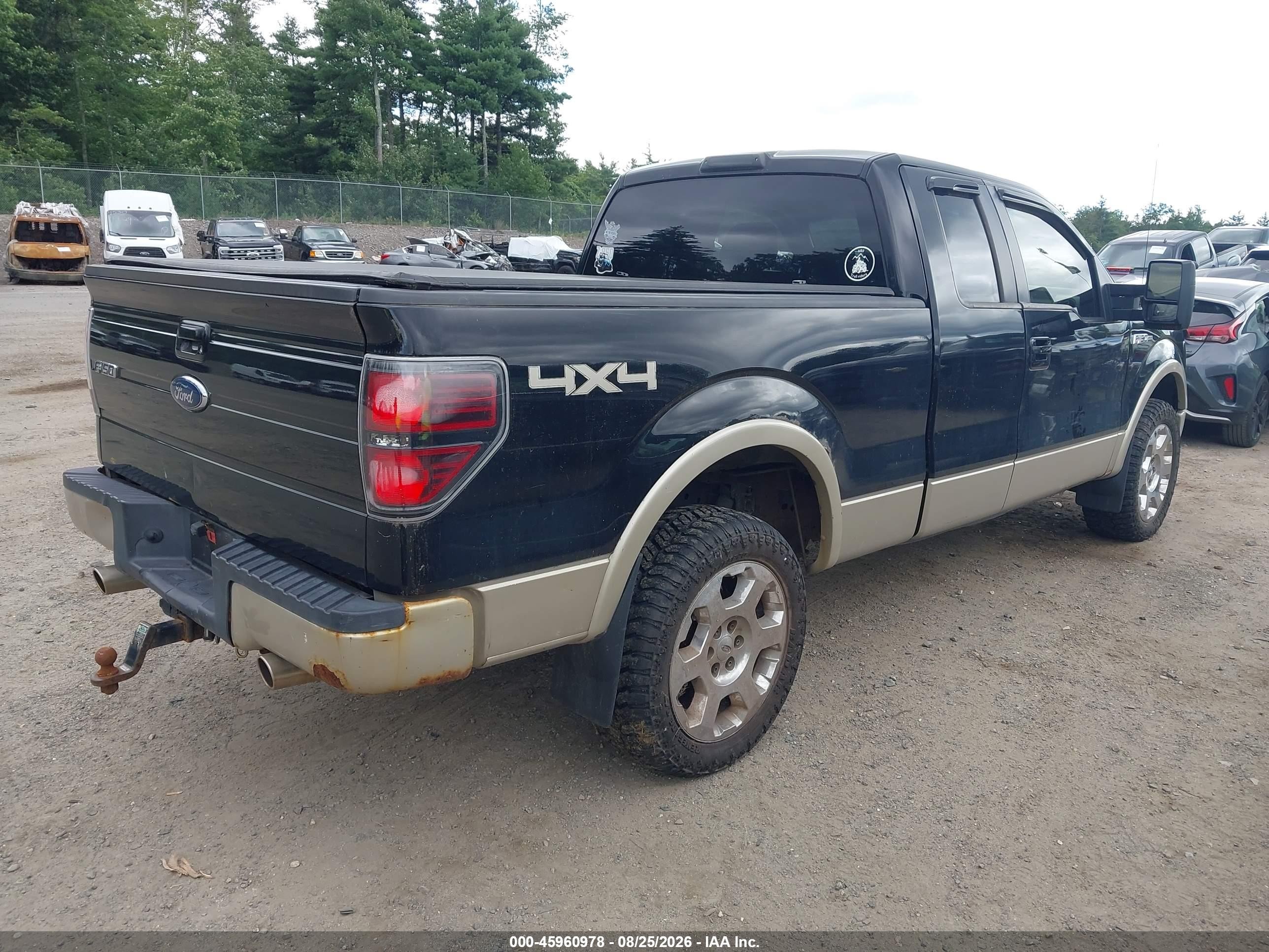 2009 Ford F-150 Fx4/lariat/xl/xlt Black vin: 1FTPX14VX9FB10473