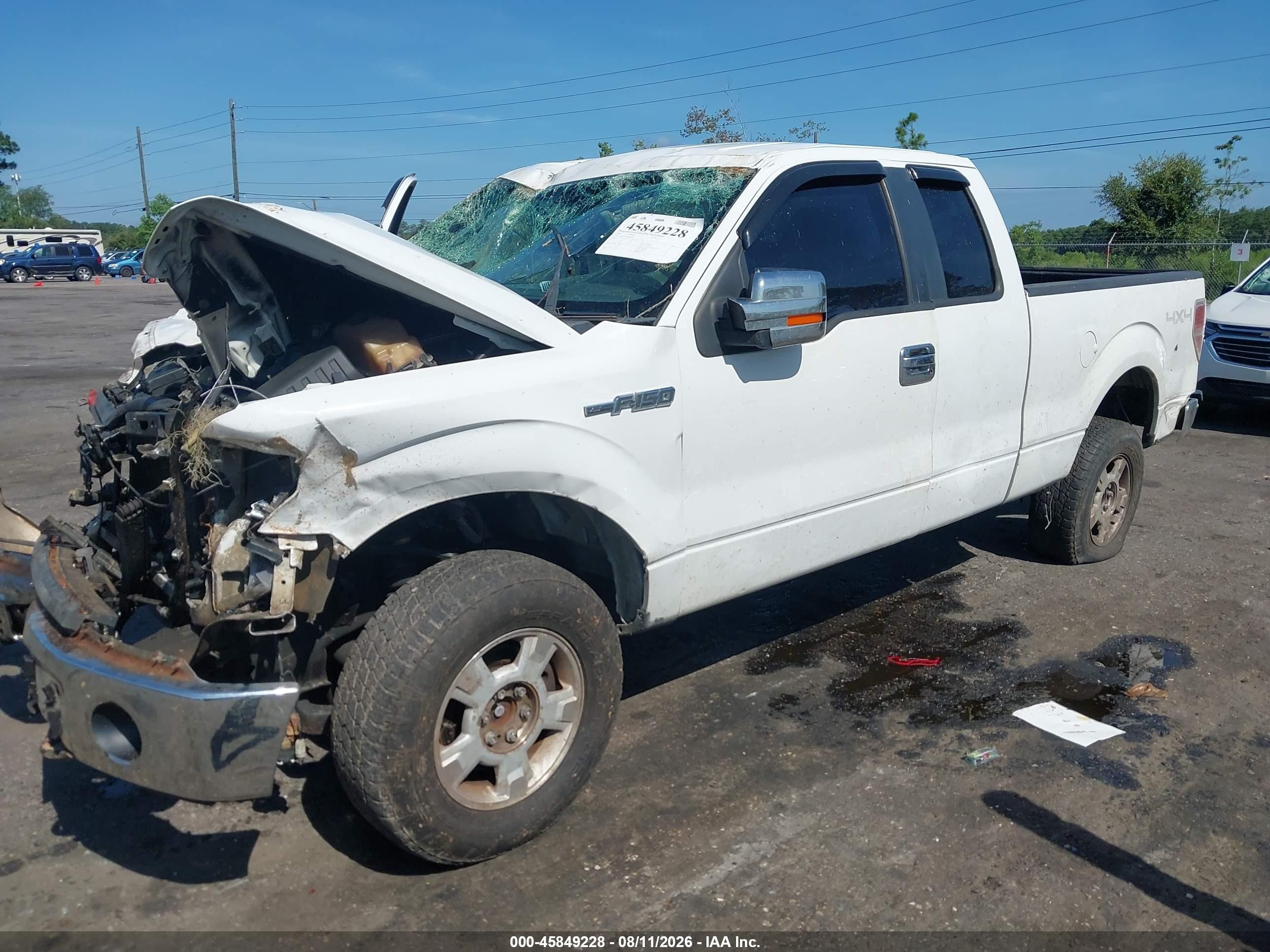 2009 Ford F-150 Fx4/lariat/xl/xlt White vin: 1FTPX14VX9KB76027