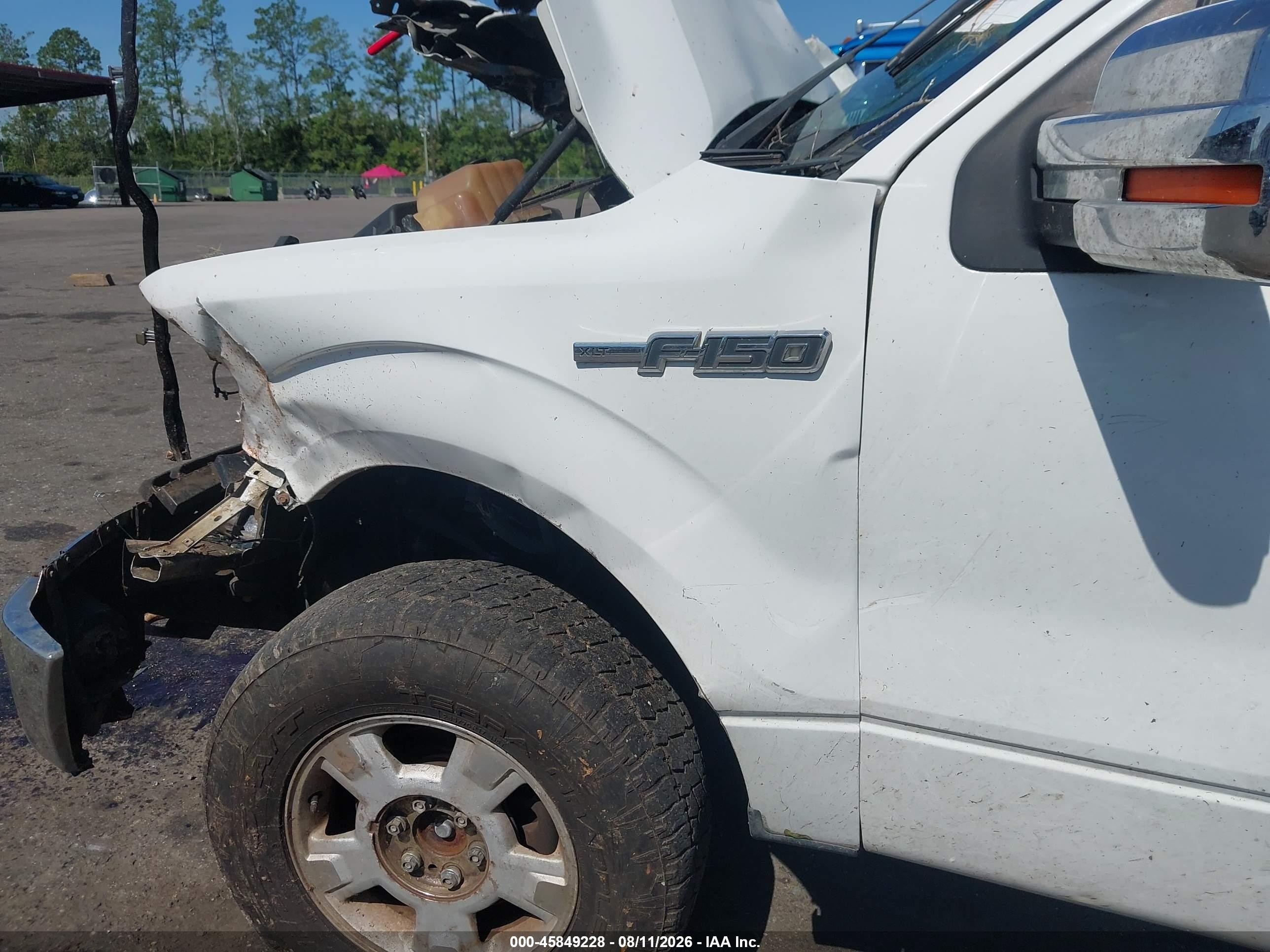 2009 Ford F-150 Fx4/lariat/xl/xlt White vin: 1FTPX14VX9KB76027