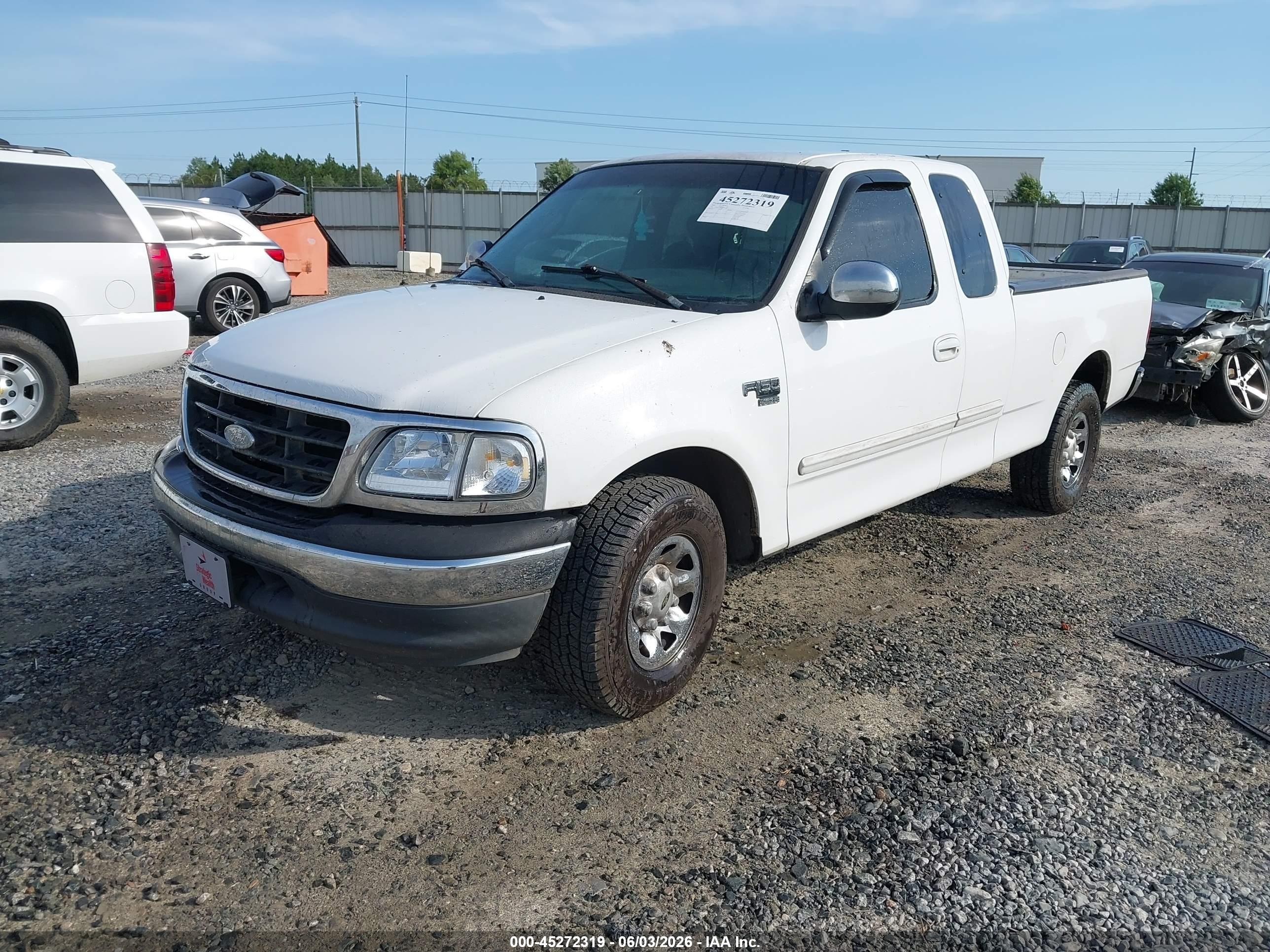 2001 Ford F-150 Lariat/xl/xlt White vin: 1FTPX17L31NB65075