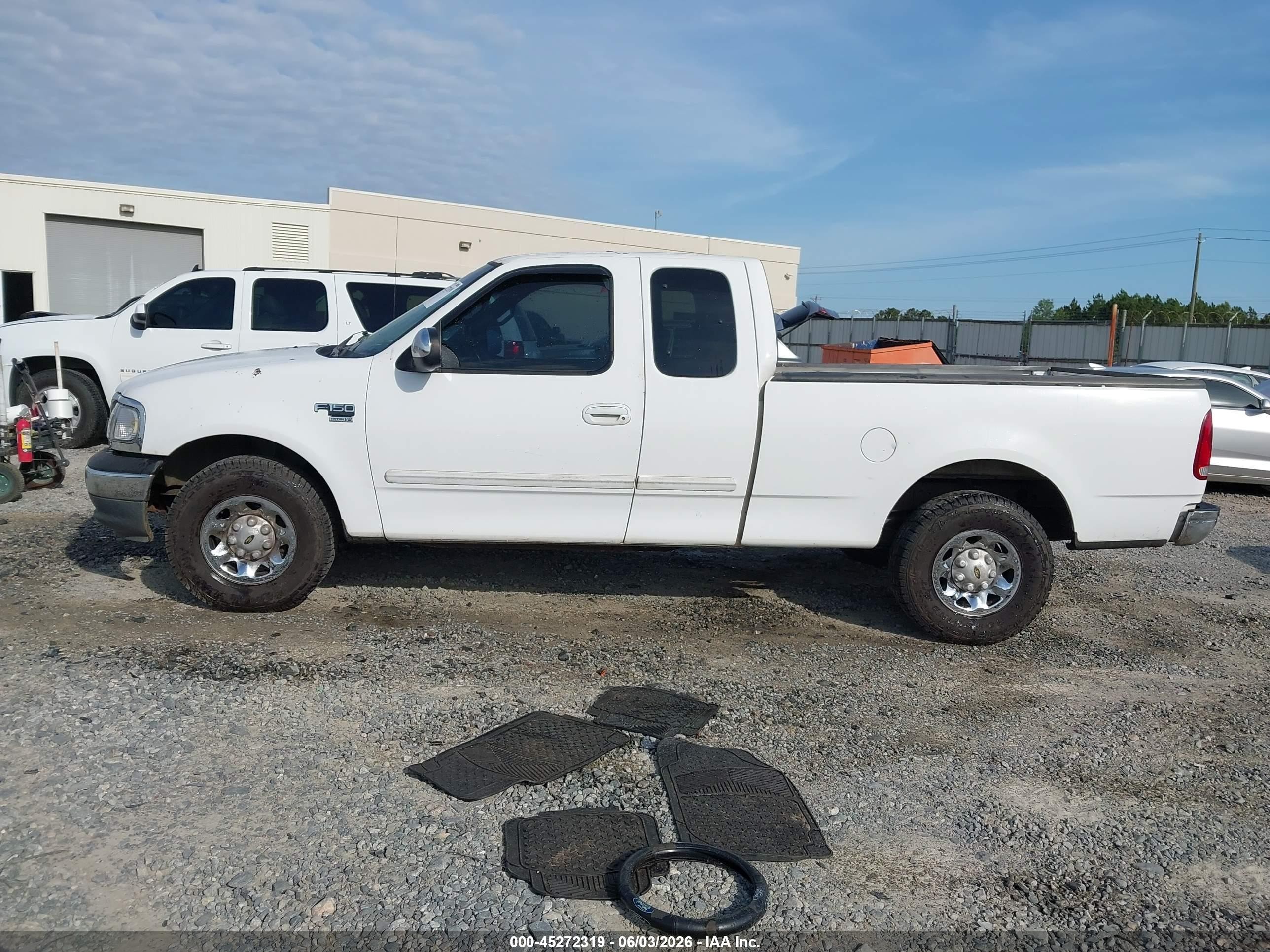 2001 Ford F-150 Lariat/xl/xlt White vin: 1FTPX17L31NB65075