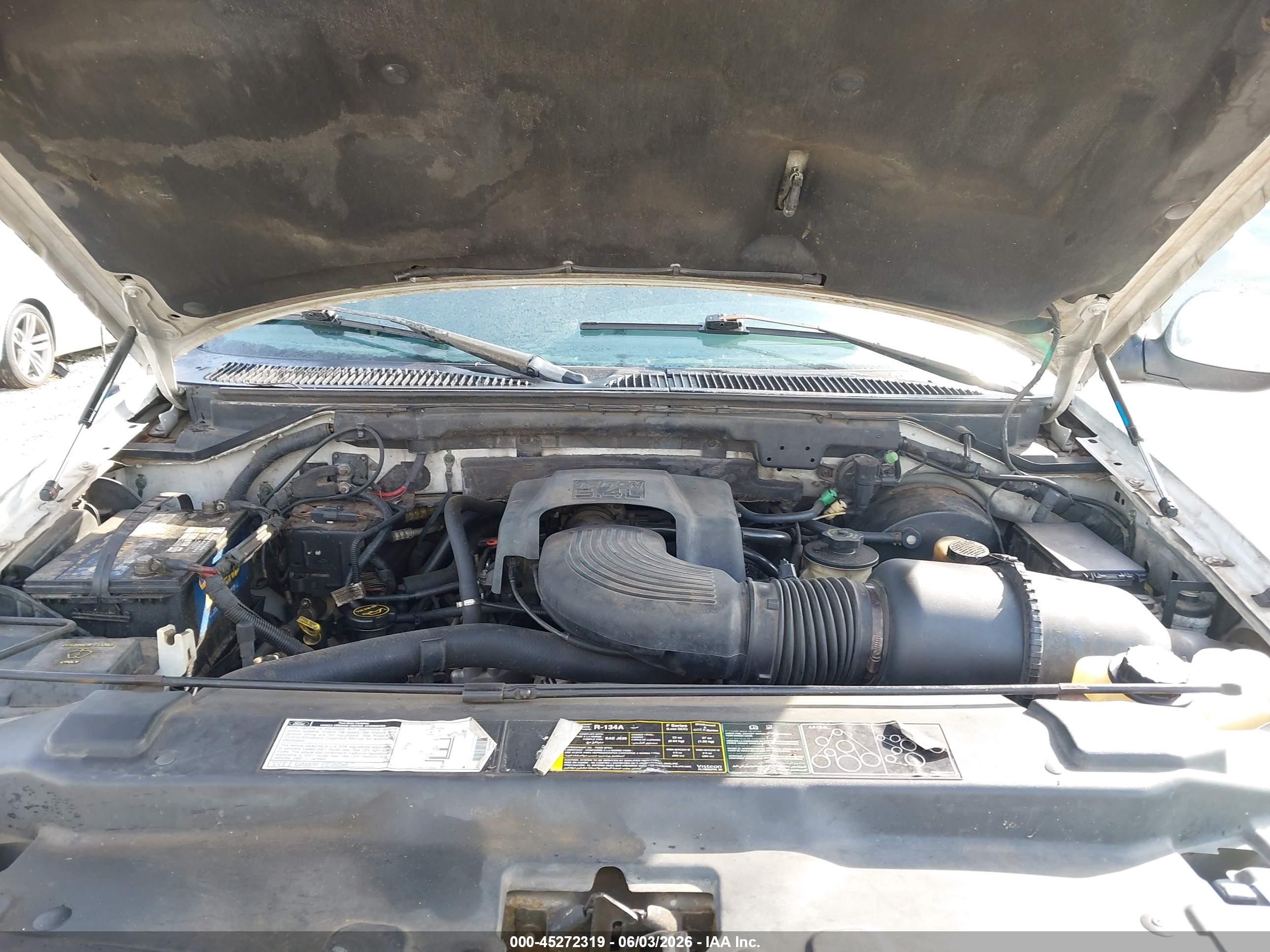 2001 Ford F-150 Lariat/xl/xlt White vin: 1FTPX17L31NB65075
