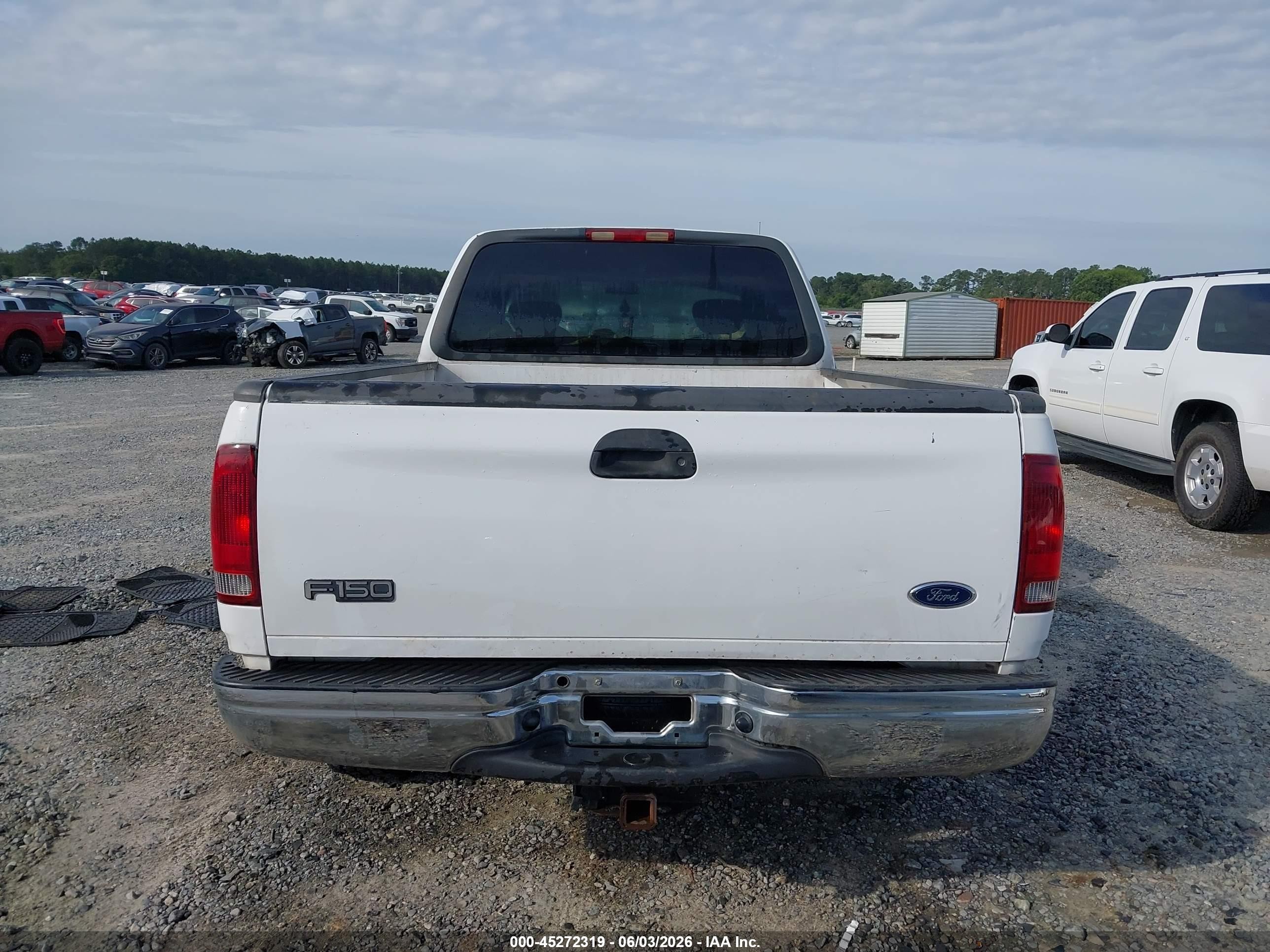 2001 Ford F-150 Lariat/xl/xlt White vin: 1FTPX17L31NB65075