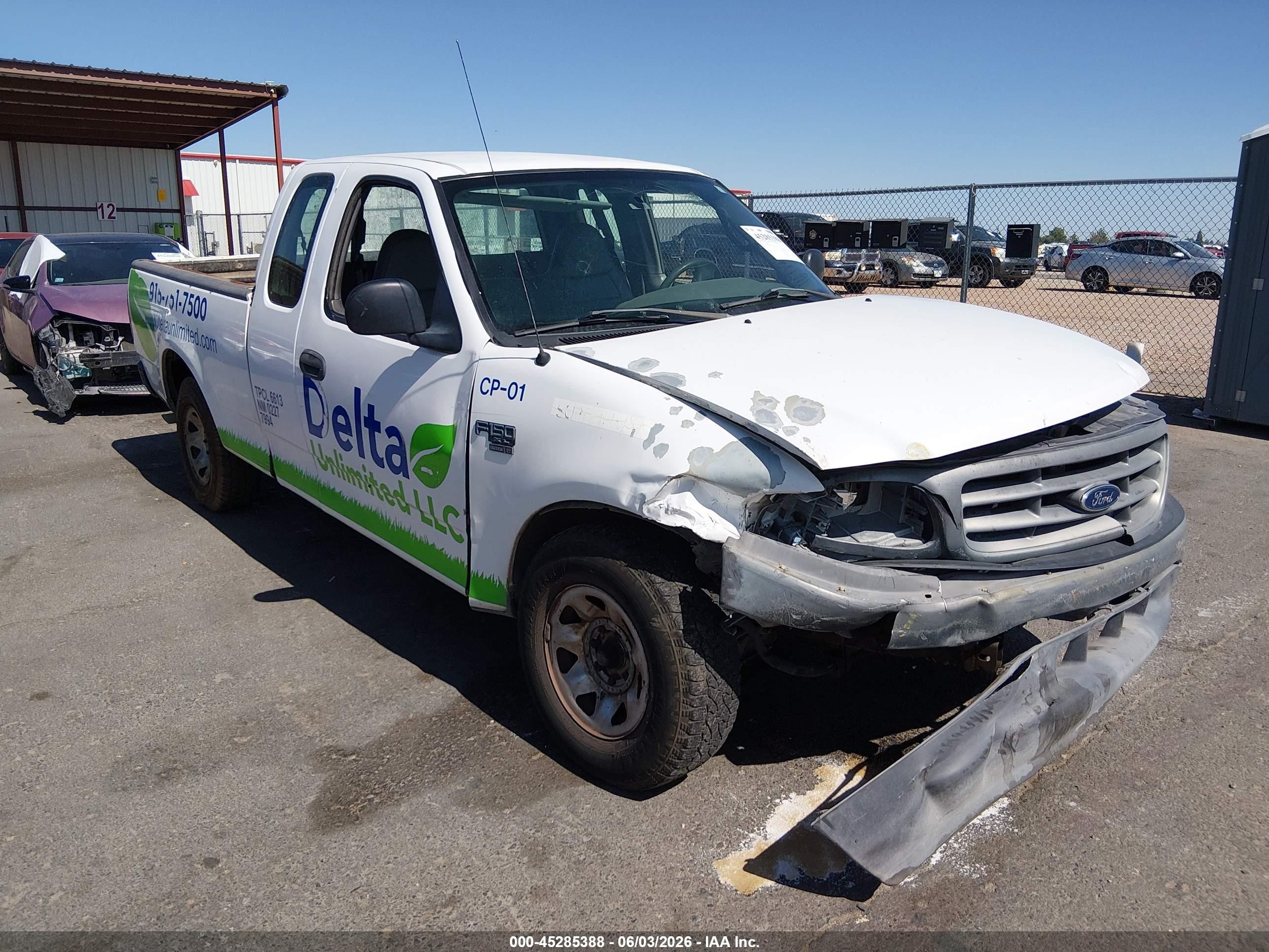 2001 Ford F-150 Lariat/xl/xlt Белый vin: 1FTPX17L41NB45529