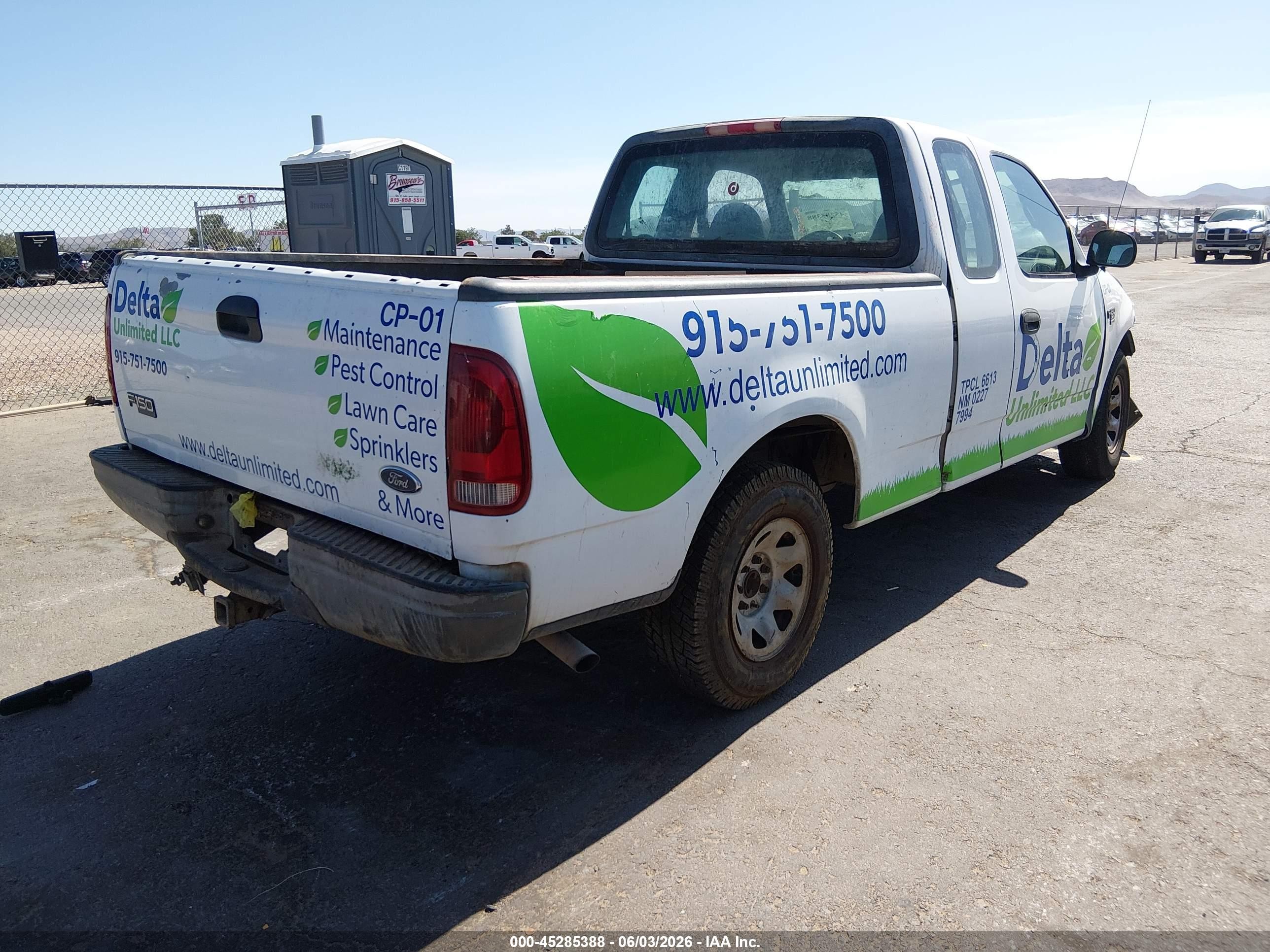 2001 Ford F-150 Lariat/xl/xlt Белый vin: 1FTPX17L41NB45529
